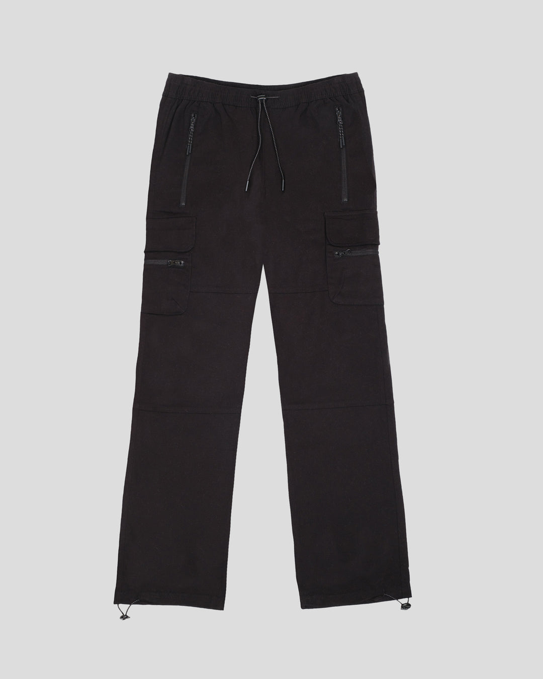 Stretch Twill Zip Pocket Pant - Black