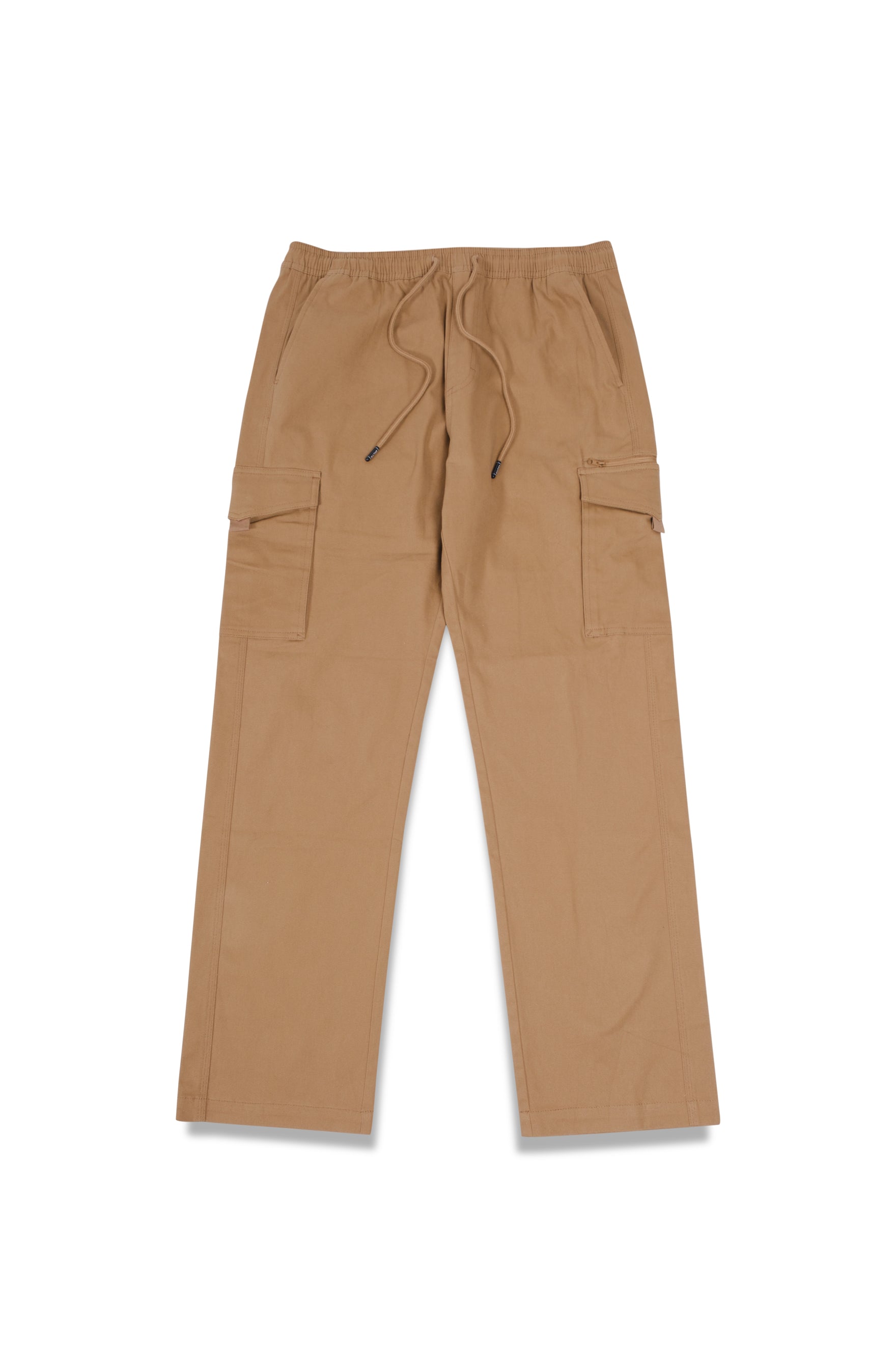 Utility-inspired Cargo Pocket Zip Twill Pant with multiple pockets
#color_tobacco