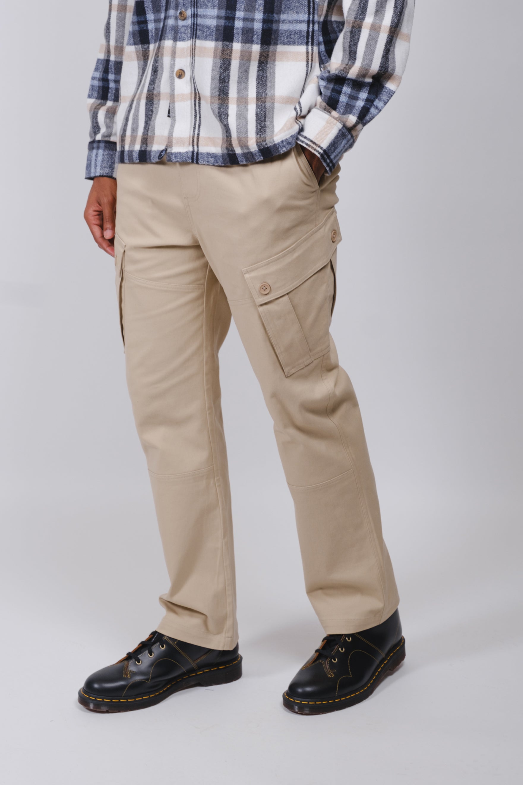 Men’s twill cargo pants
#color_khaki