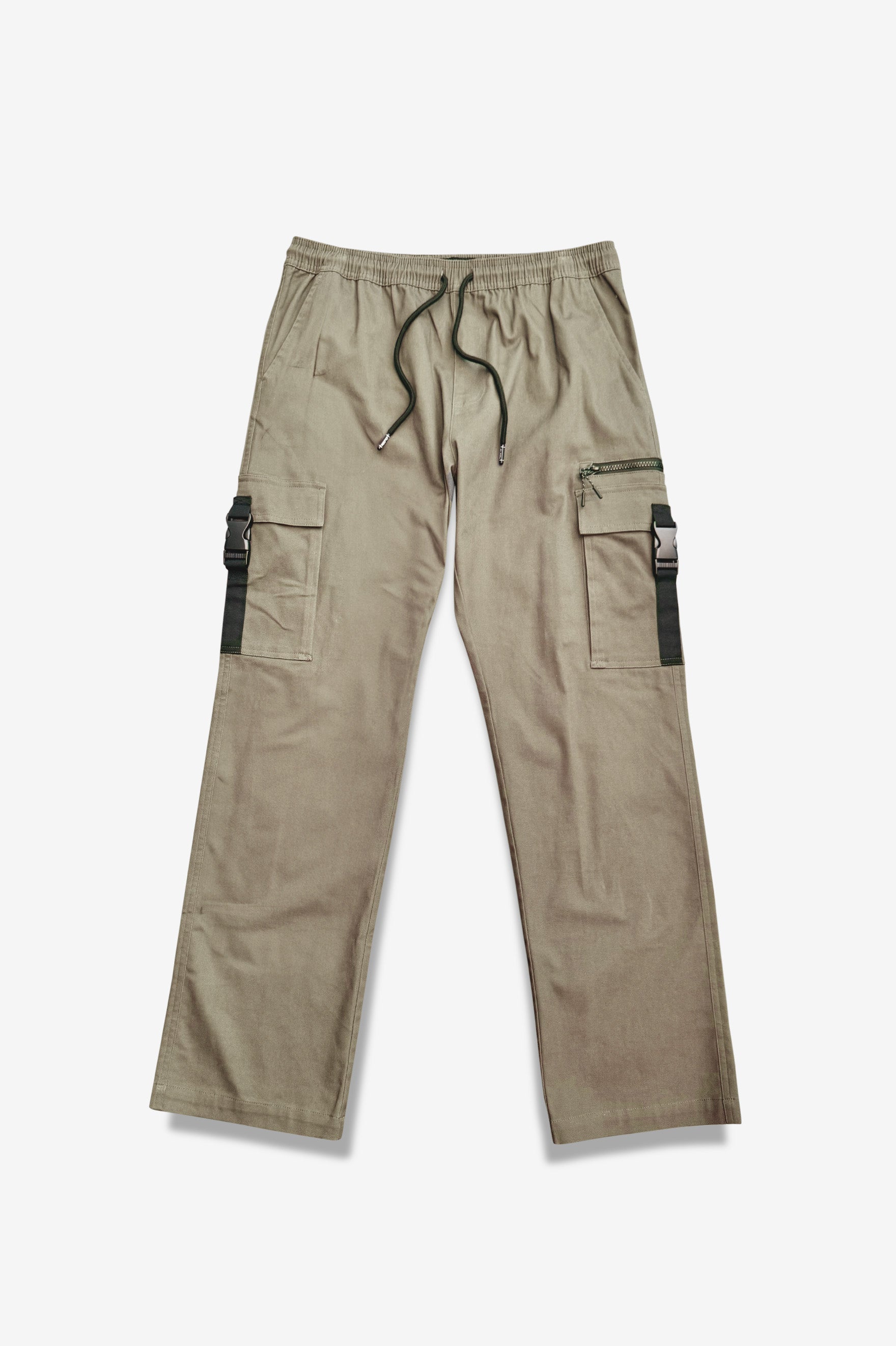 Zip Buckle Pocket Twill Cargo Pant | Brooklyn Cloth