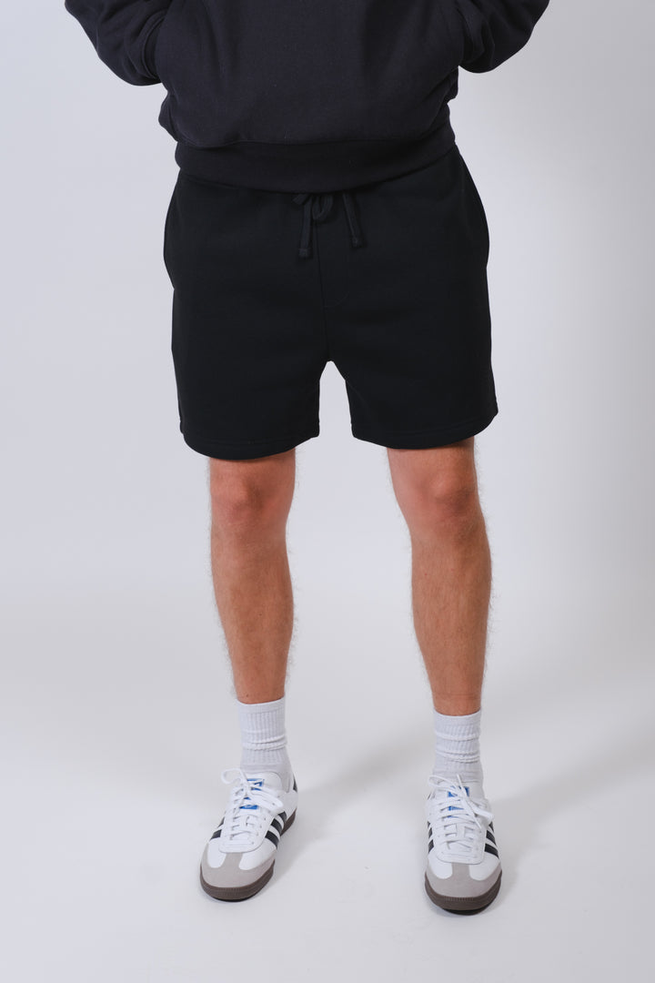 Soft and stylish 2 Pack Fleece Shorts by Brooklyn Cloth
#color_pumice-stone/black