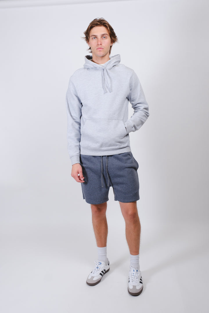 Brooklyn Cloth 2 Pack Cozy Men's Fleece Shorts with 5-inch inseam
#color_pumice-stone/charcoal