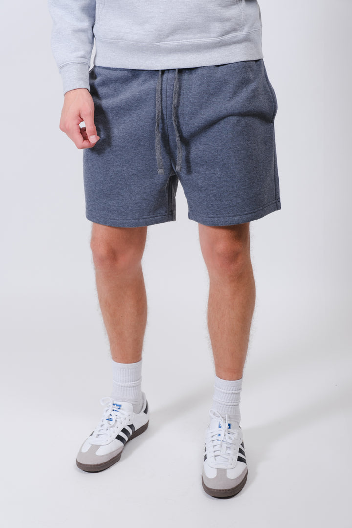 Comfortable 5-inch inseam shorts in 2 Pack Fleece by Brooklyn Cloth
#color_pumice-stone/charcoal
