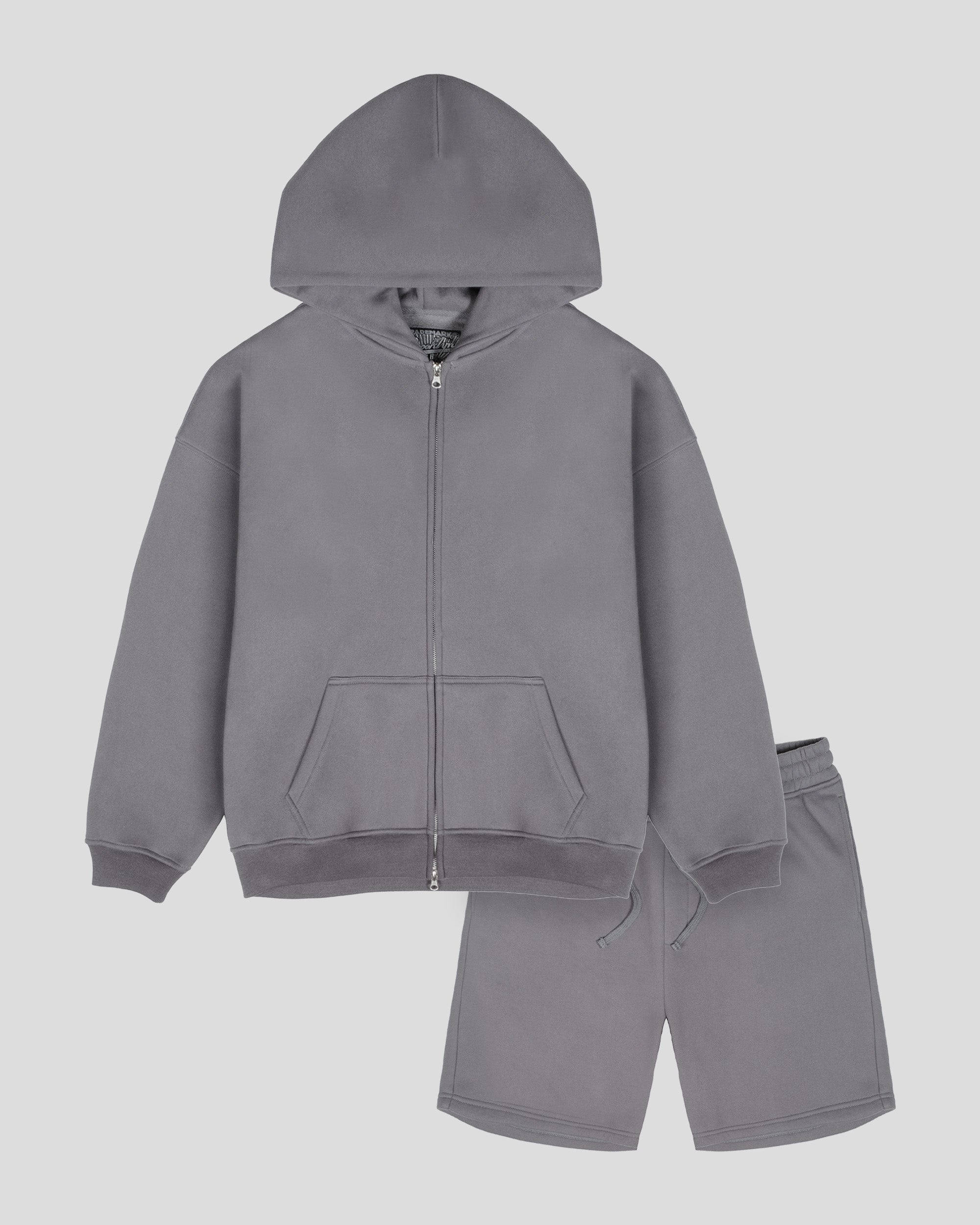Heavy Weight Full Zip Hoodie & 5
