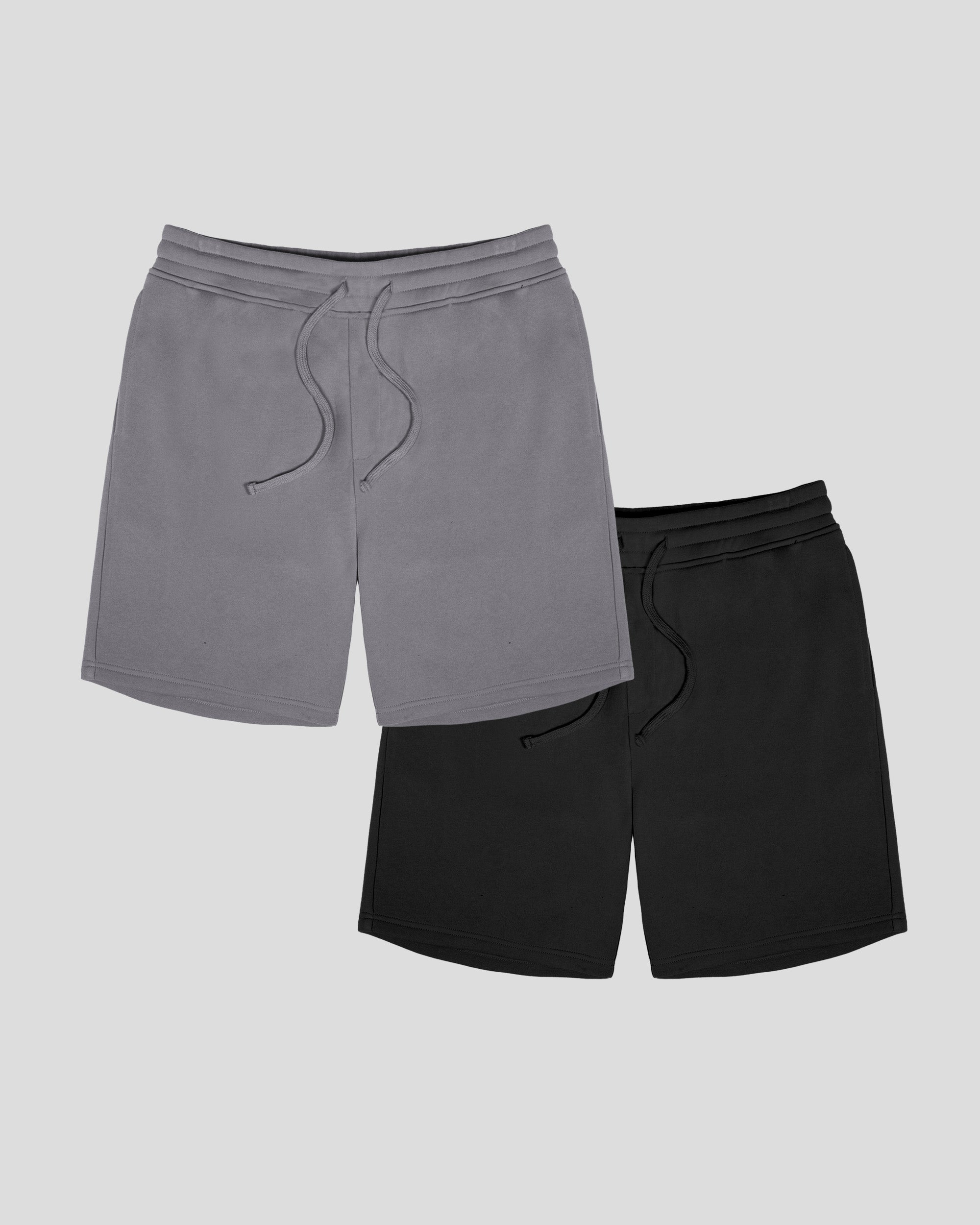 2 Pack 7" Fleece Shorts
