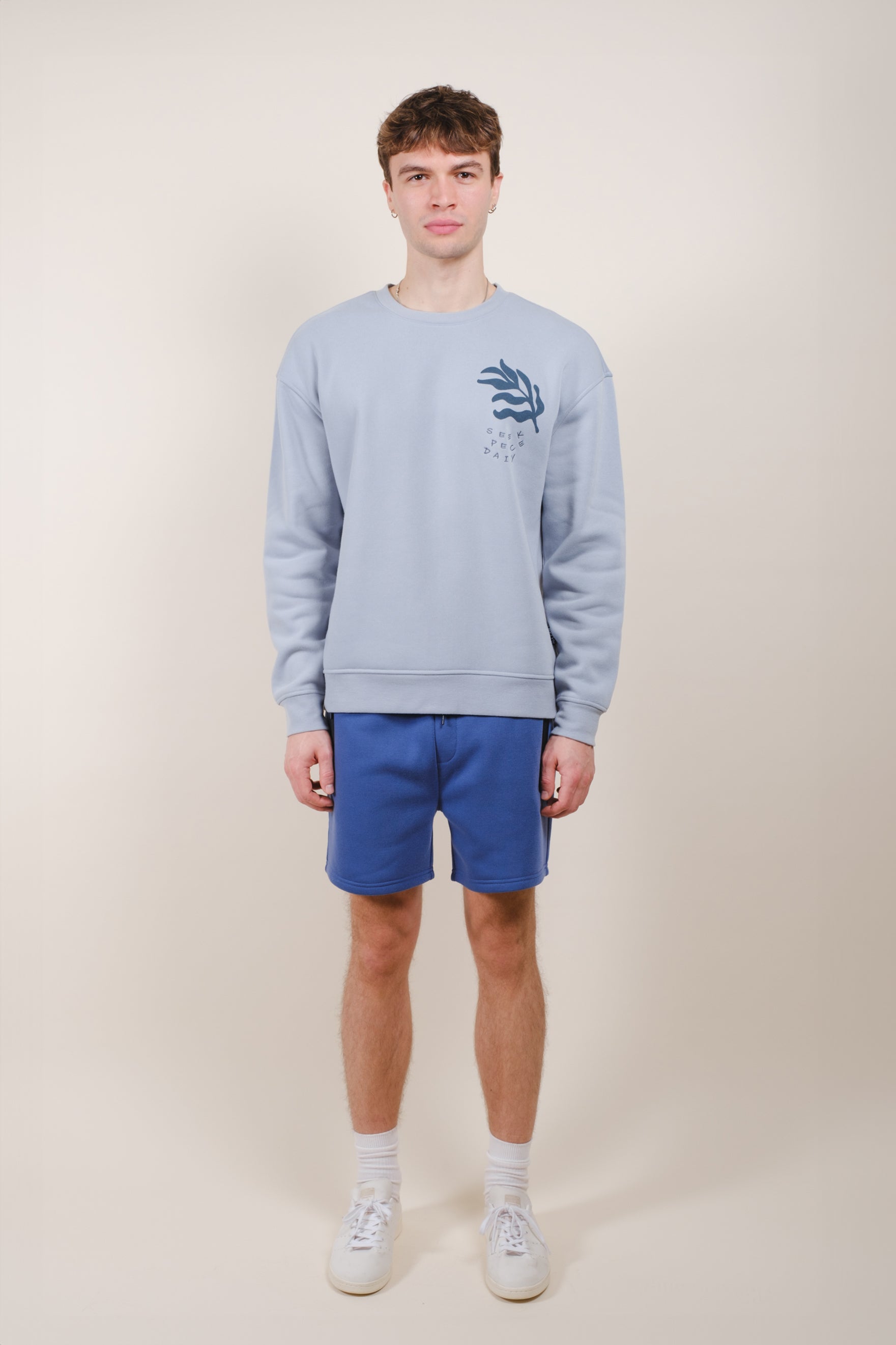 Brooklyn Cloth men's 5 inch inseam shorts designed for breathability
#color_cobalt blue