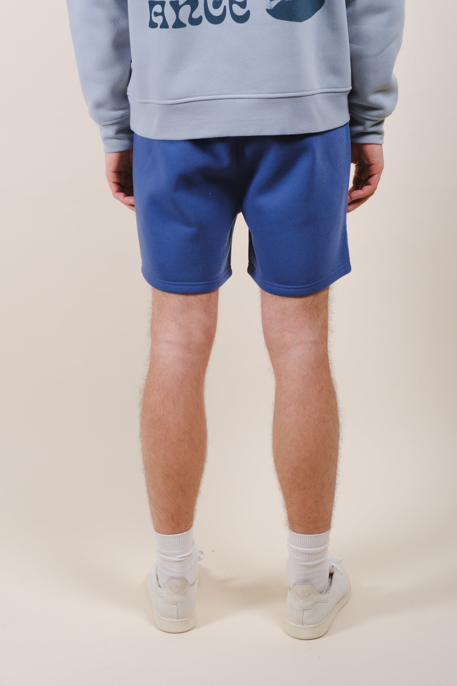 Men's blue Heat Seal Zip Pocket Short with 5 inch inseam for everyday wear 
#color_cobalt blue