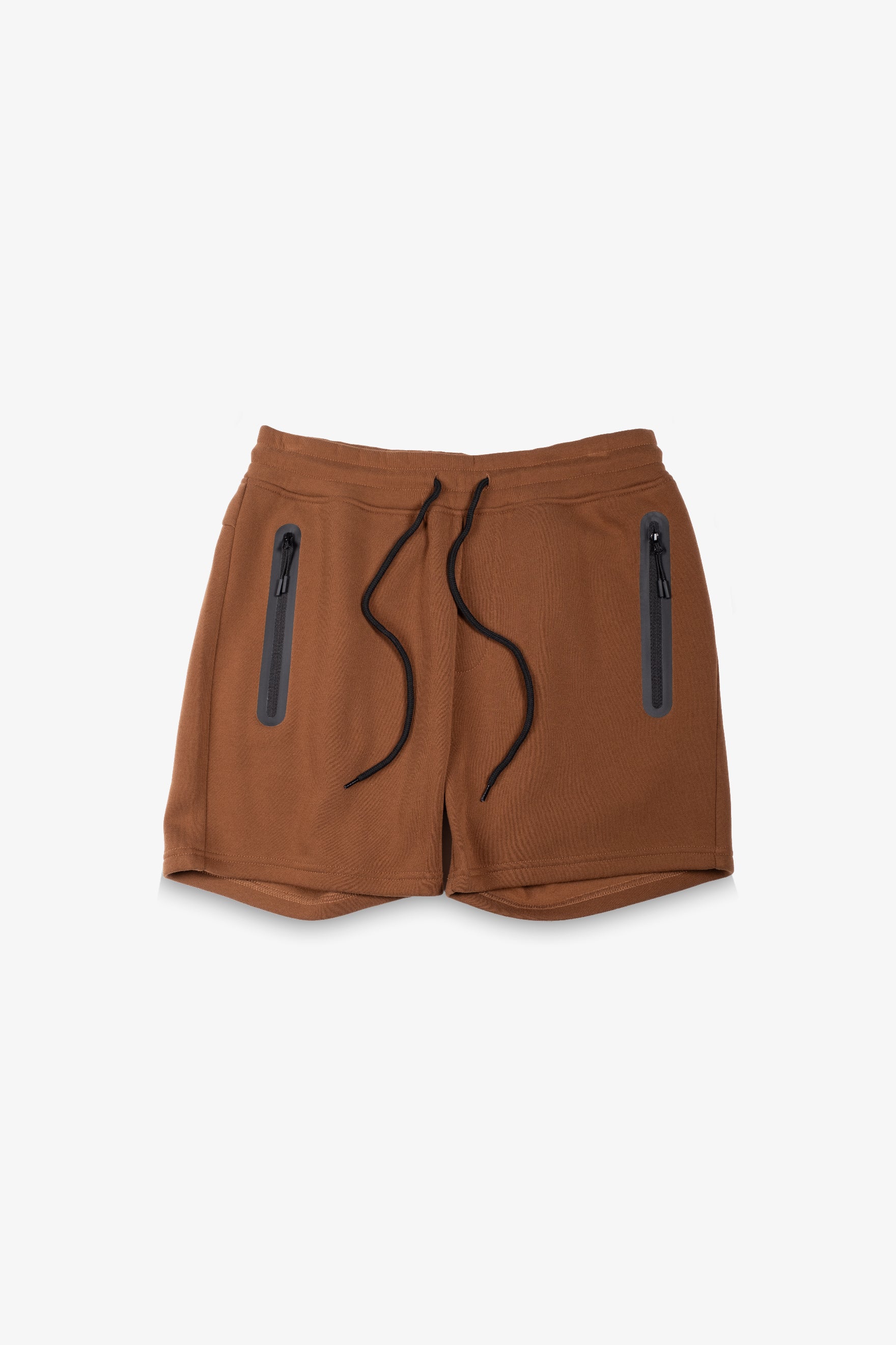 Brooklyn Cloth 5-inch inseam shorts with heat-sealed zip pockets
#color_toffee
