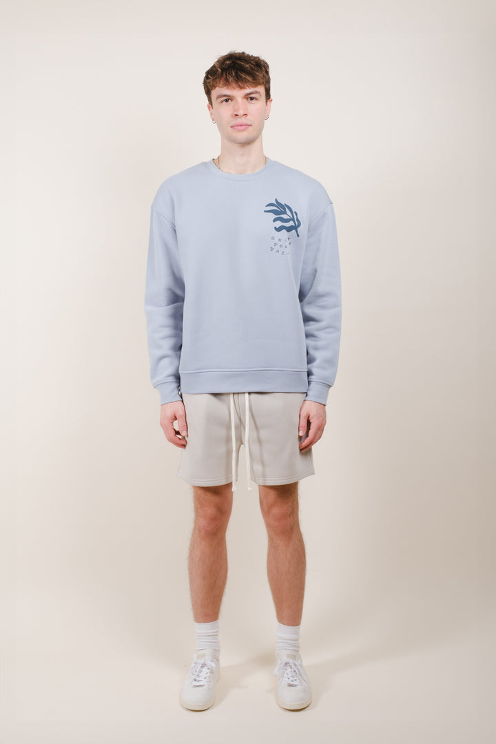 Stylish men's 5-inch Core Fleece Shorts designed for casual comfort
#color_sand