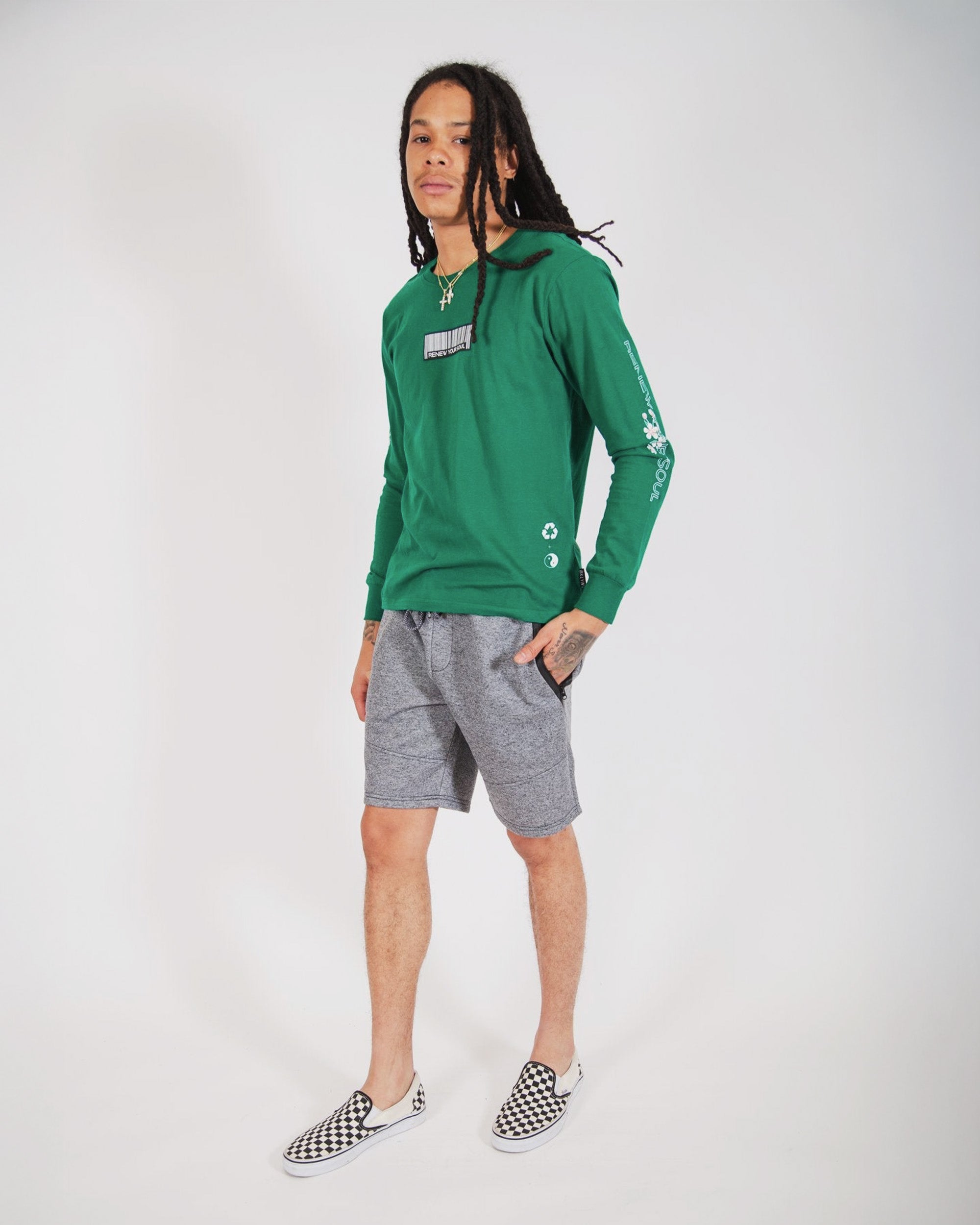 ウェア The Neighborhood Classic Zip Shorts L Zoey Zip Grey Shorts | Sassy Shortcake