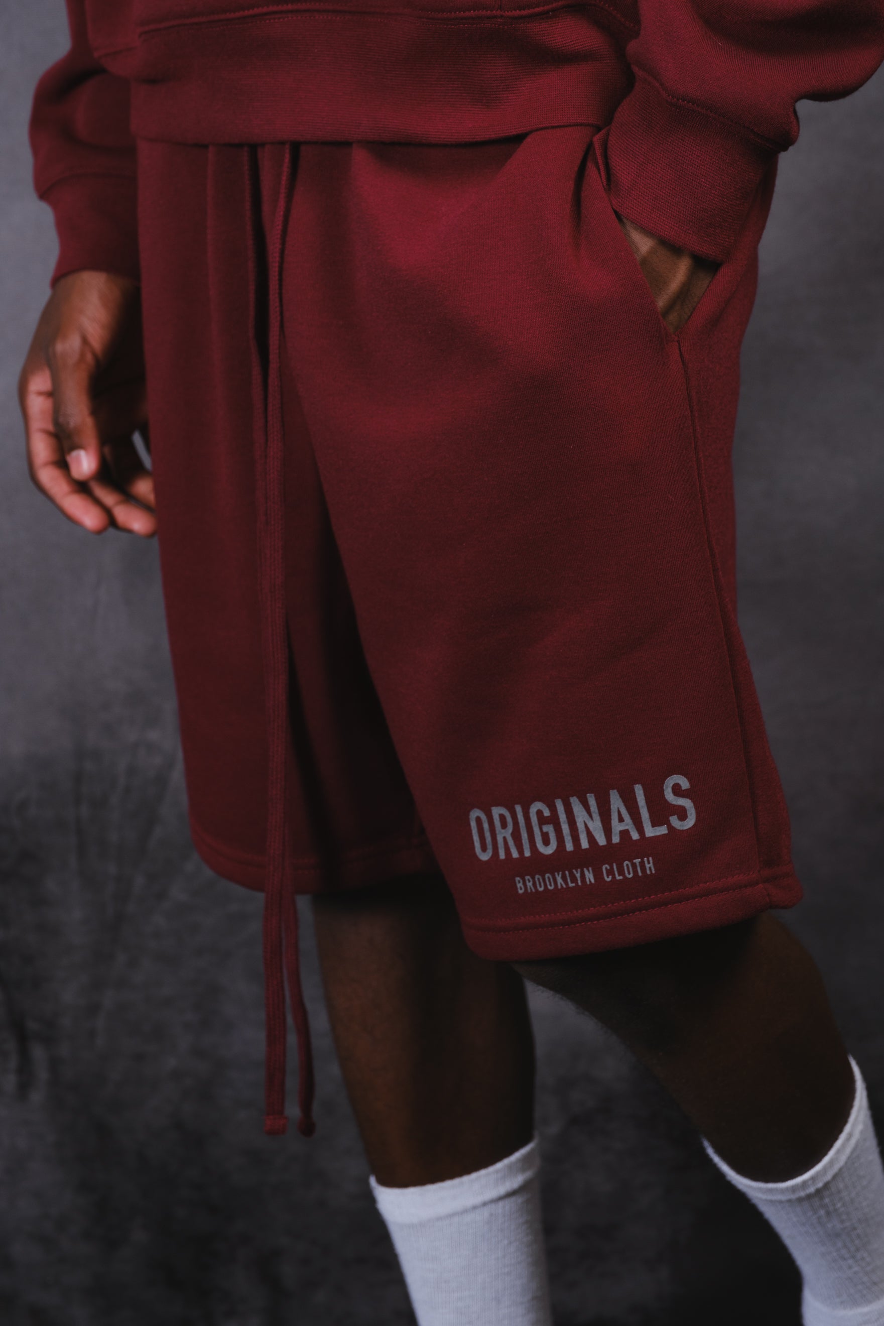Originals Fleece Shorts for men
#color_dark cherry