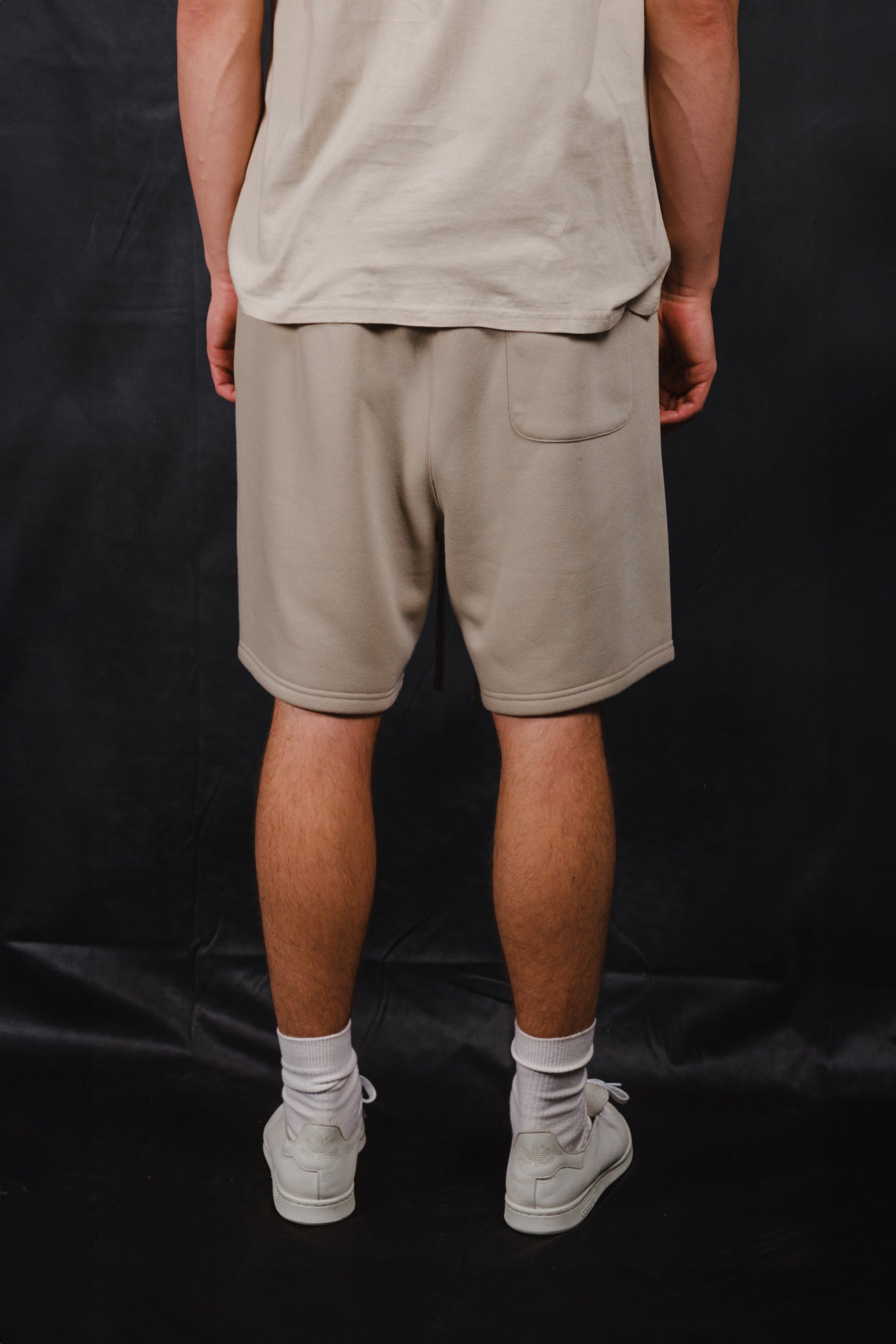 Soft Originals Fleece Shorts with side and back pocket options
#color_pumice-stone