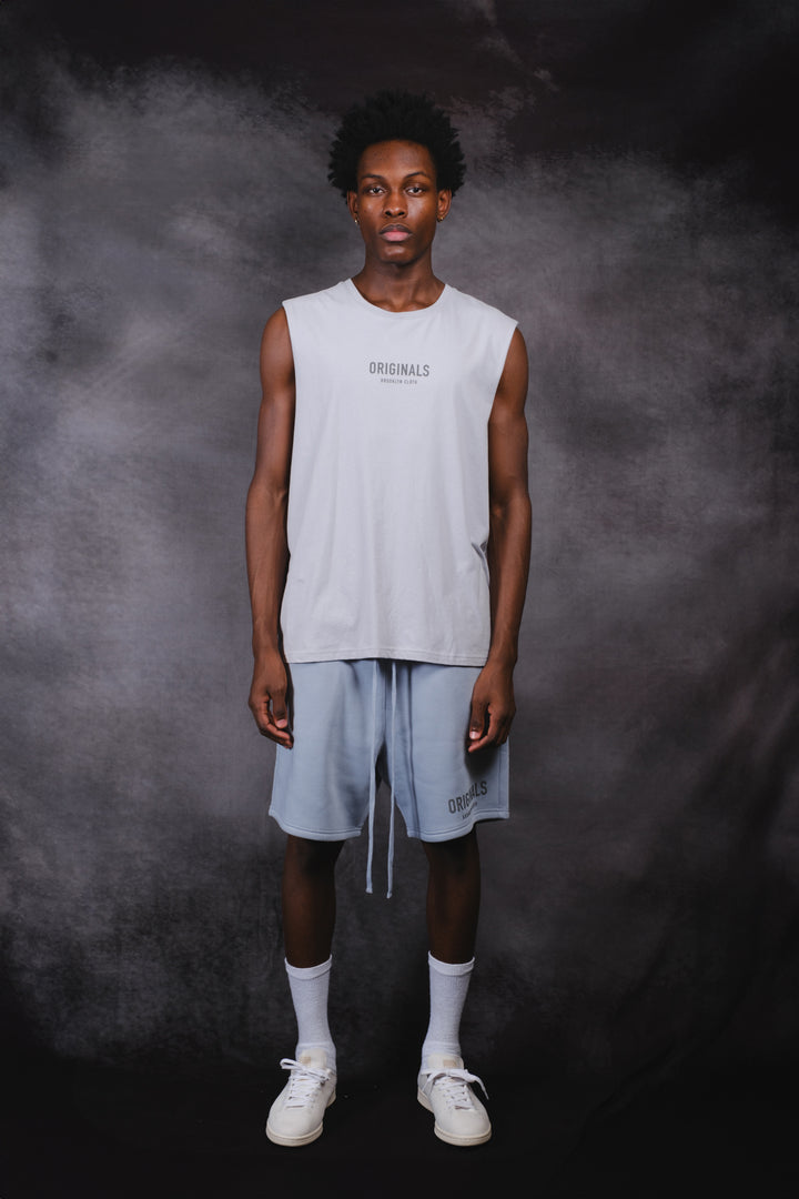 Soft, relaxed fit Originals Fleece Shorts with drawstring waist for men
#color_quarry