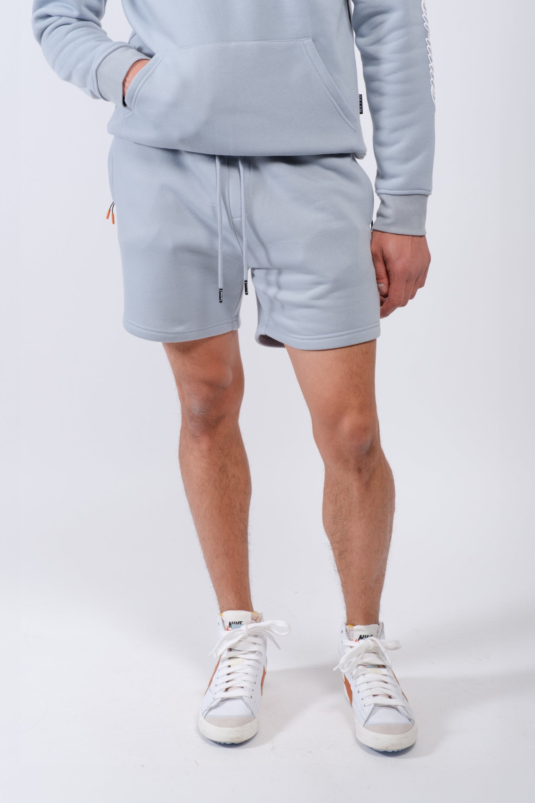 Brooklyn Cloth men’s 5 inseam fleece short with secure zip pocket
#color_quarry