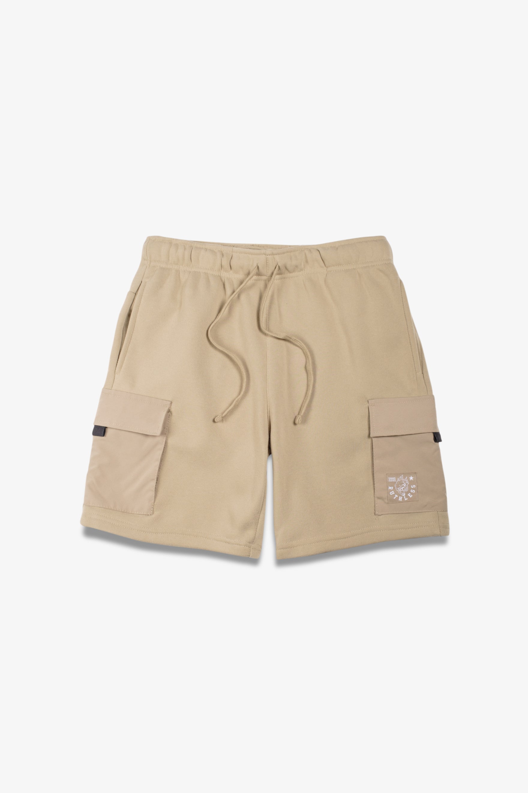 Men's 7 inch fleece shorts with durable nylon pockets
#color_olive gray