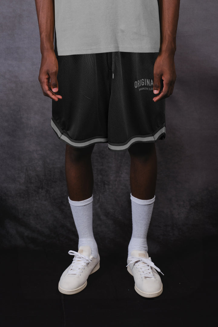 Originals Retro Mesh Shorts for men, ideal for sports or casual outings
#color_black