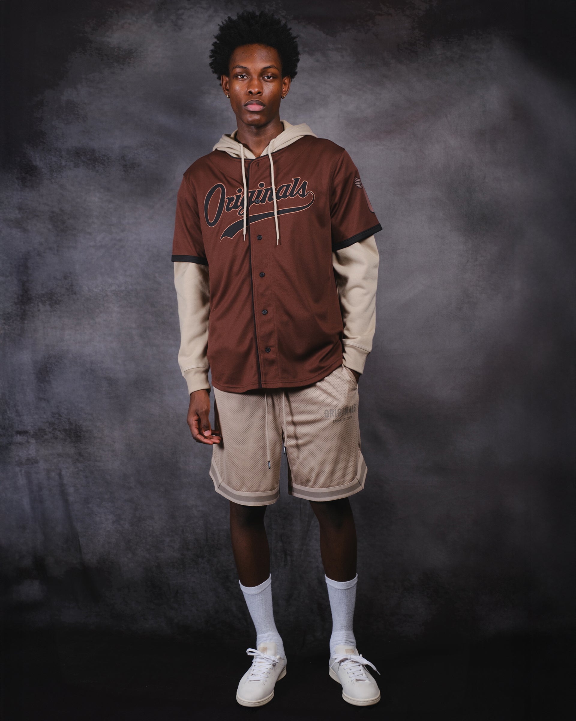 Men’s Originals Retro Mesh Shorts with soft, airy fabric
#color_pumice-stone