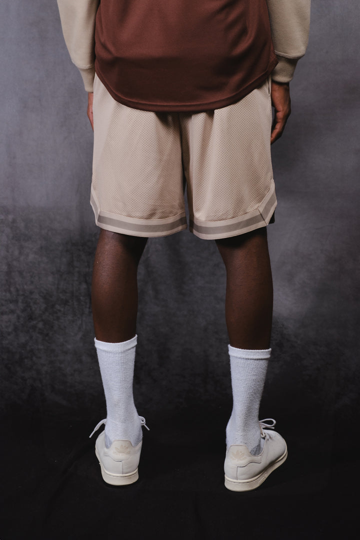 Originals Retro Mesh Shorts with elastic waist
#color_pumice-stone