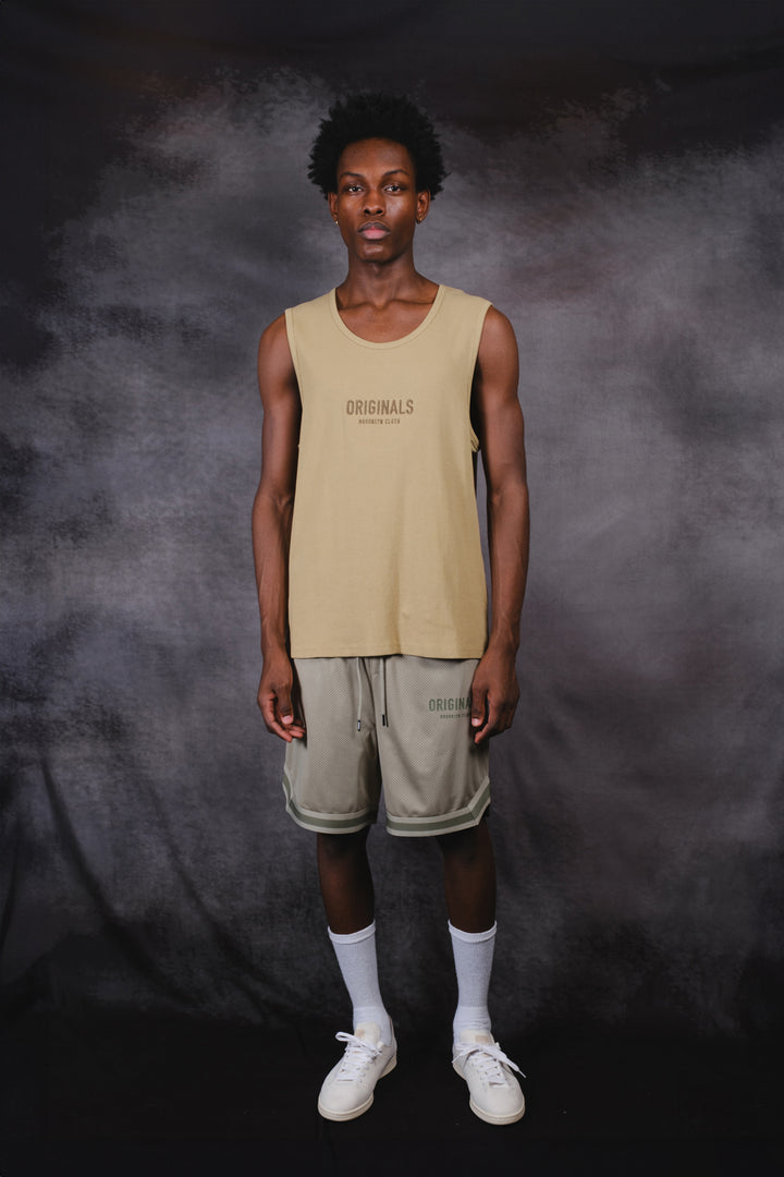 Classic men’s Originals Retro Mesh Shorts with comfortable stretch waist
#color_sage