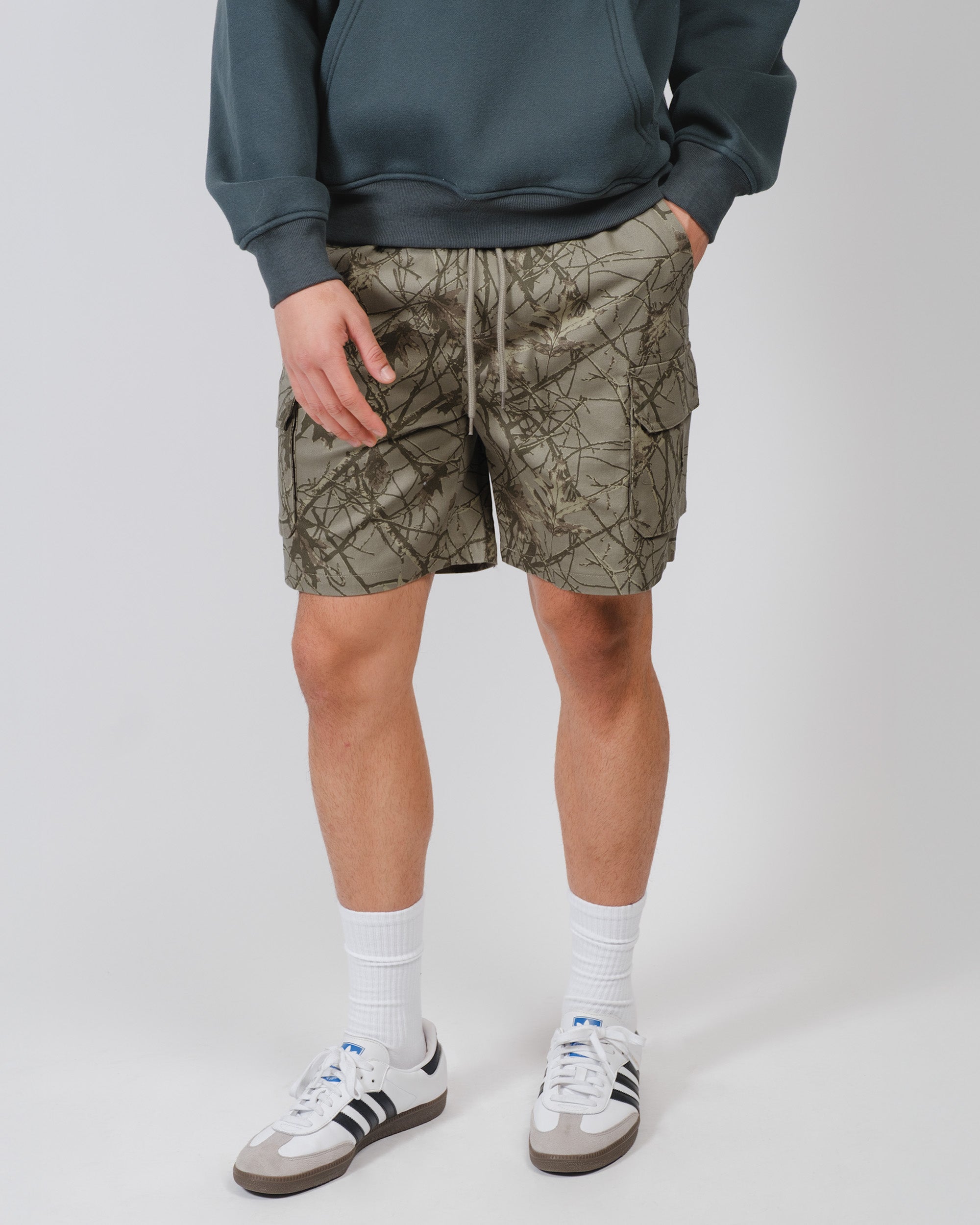 Washed Twill Cargo Short | Brooklyn Cloth