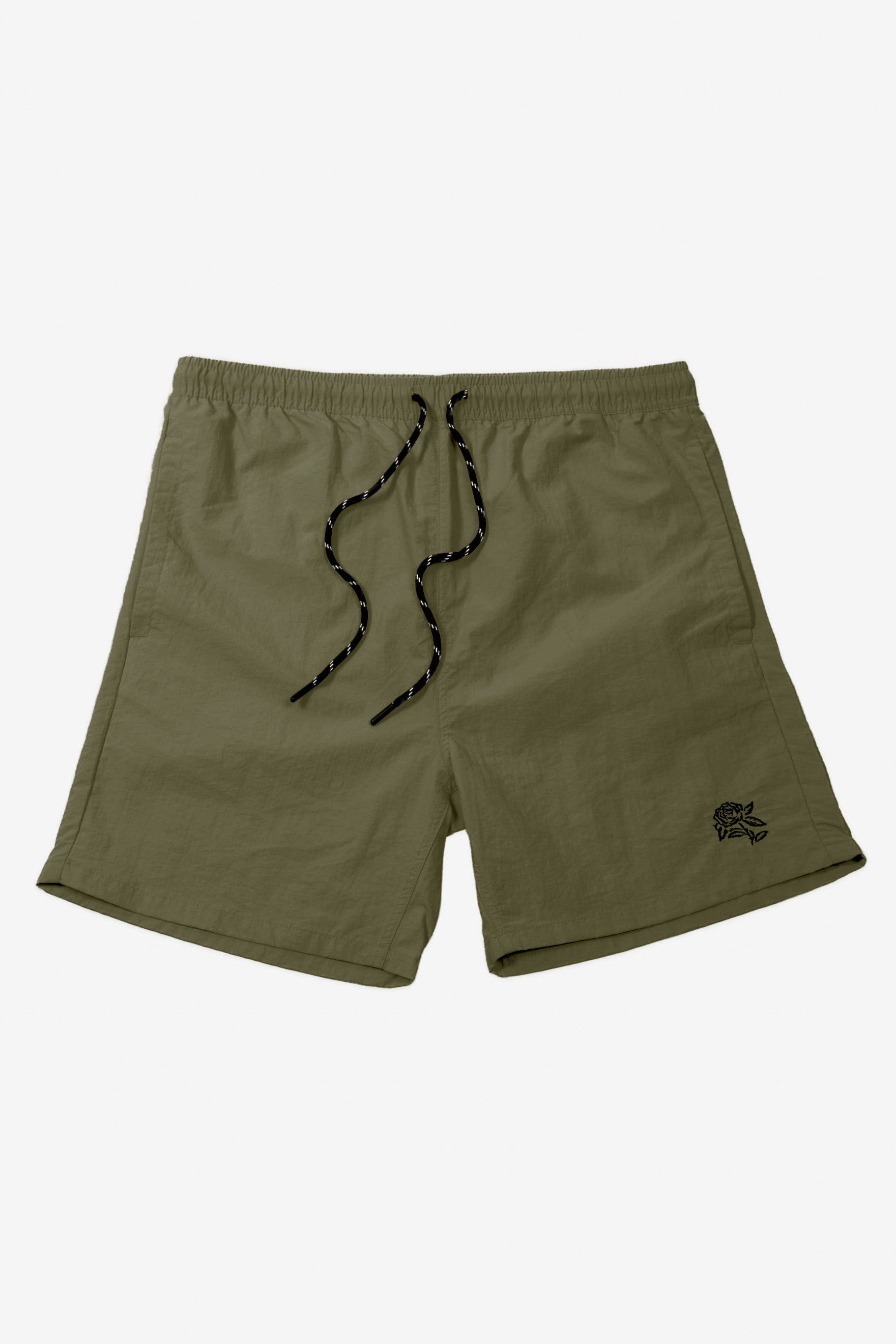 Monotone Crinkle Nylon Shorts