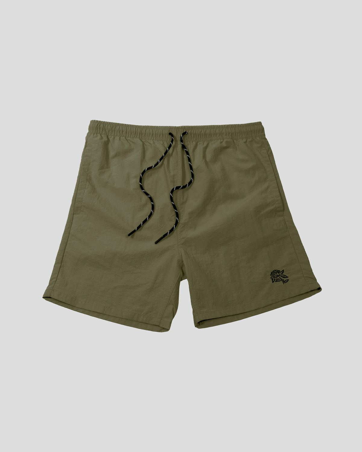 Monotone Crinkle Nylon Shorts
