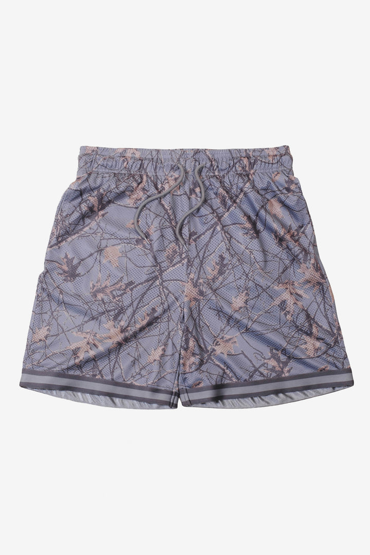 Men's rib camo mesh shorts with a 7" inseam
#color_charcoal_grey
