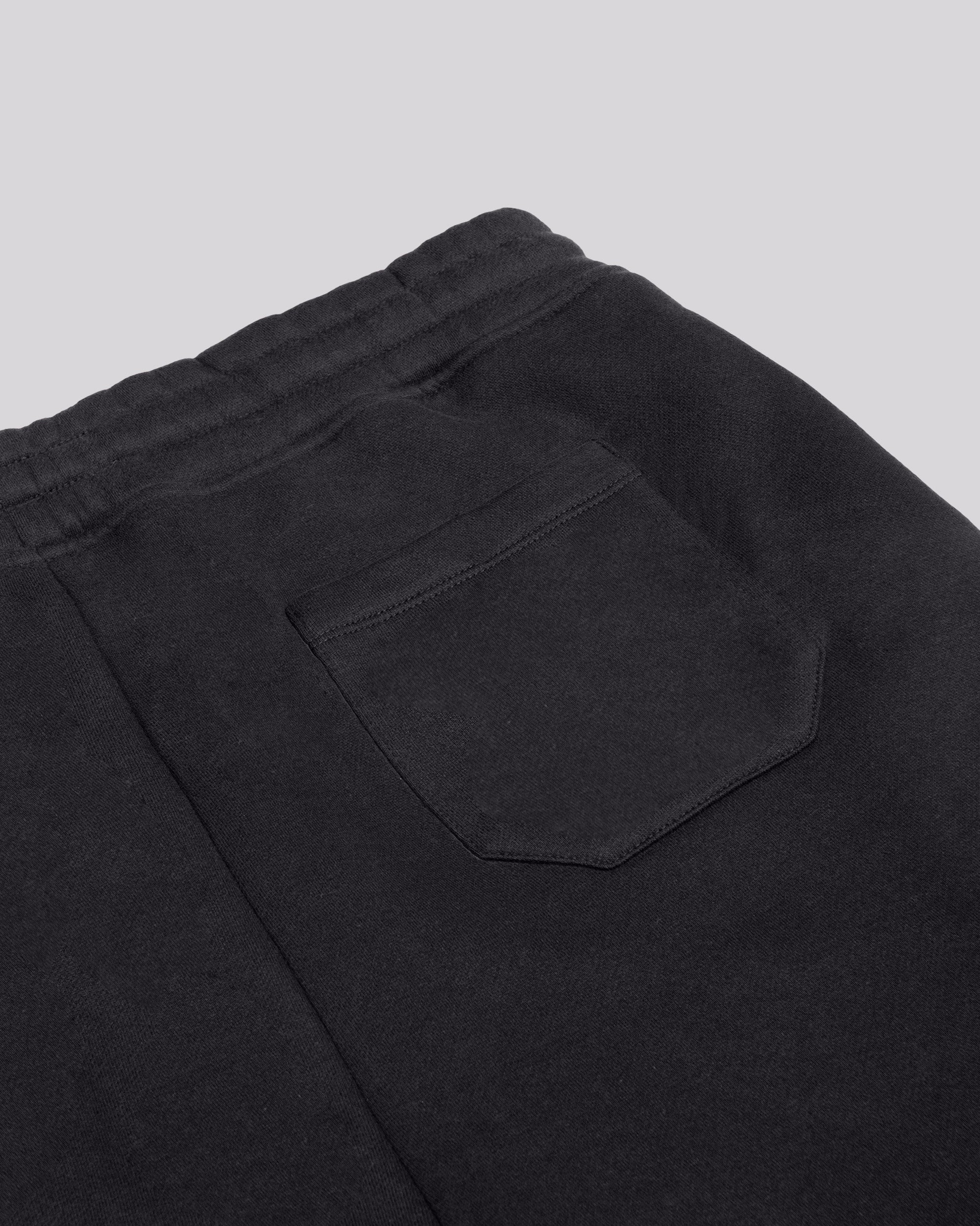 5" Heavy Weight Fleece Shorts in Black