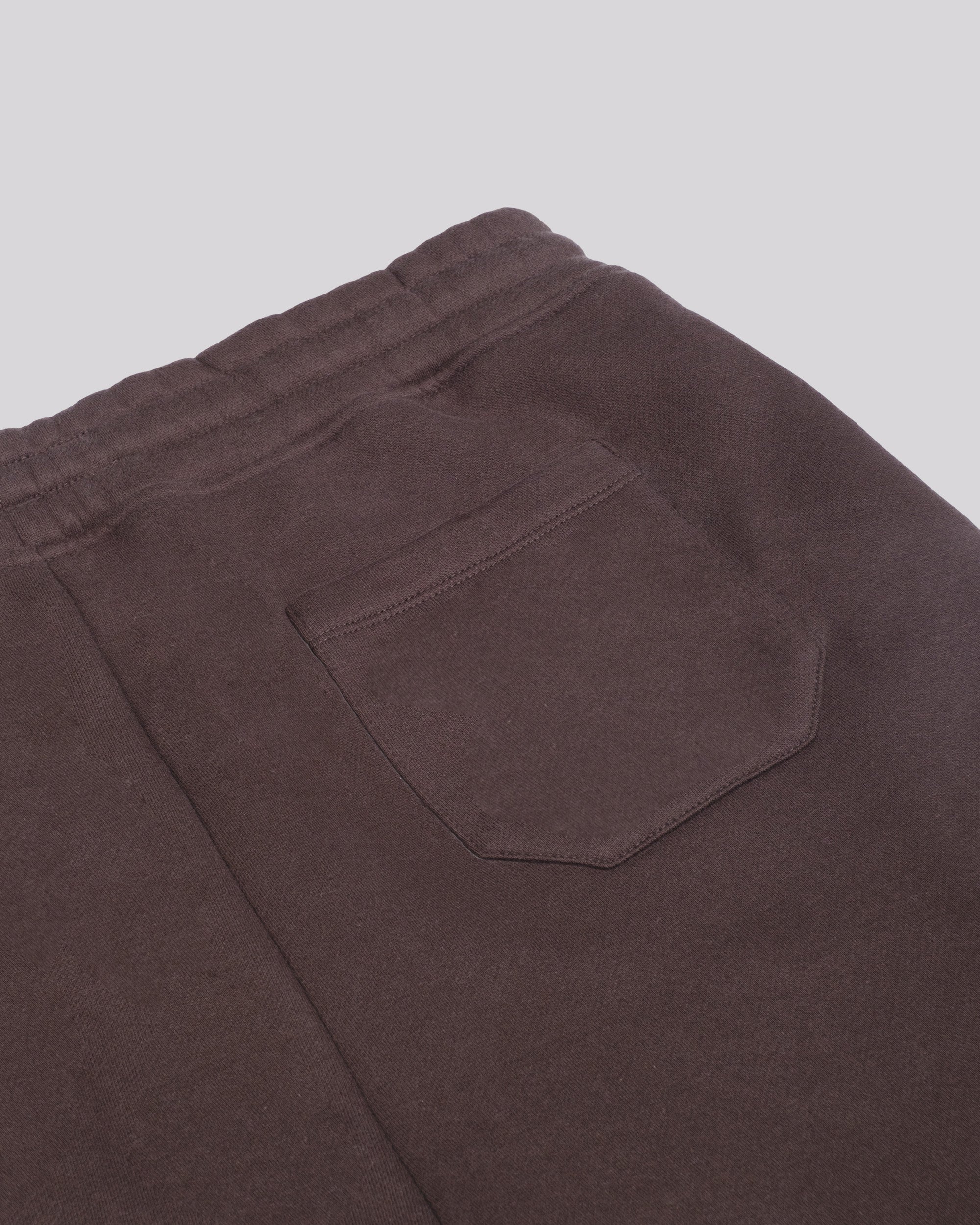 5" Heavy Weight Fleece Shorts in Brown