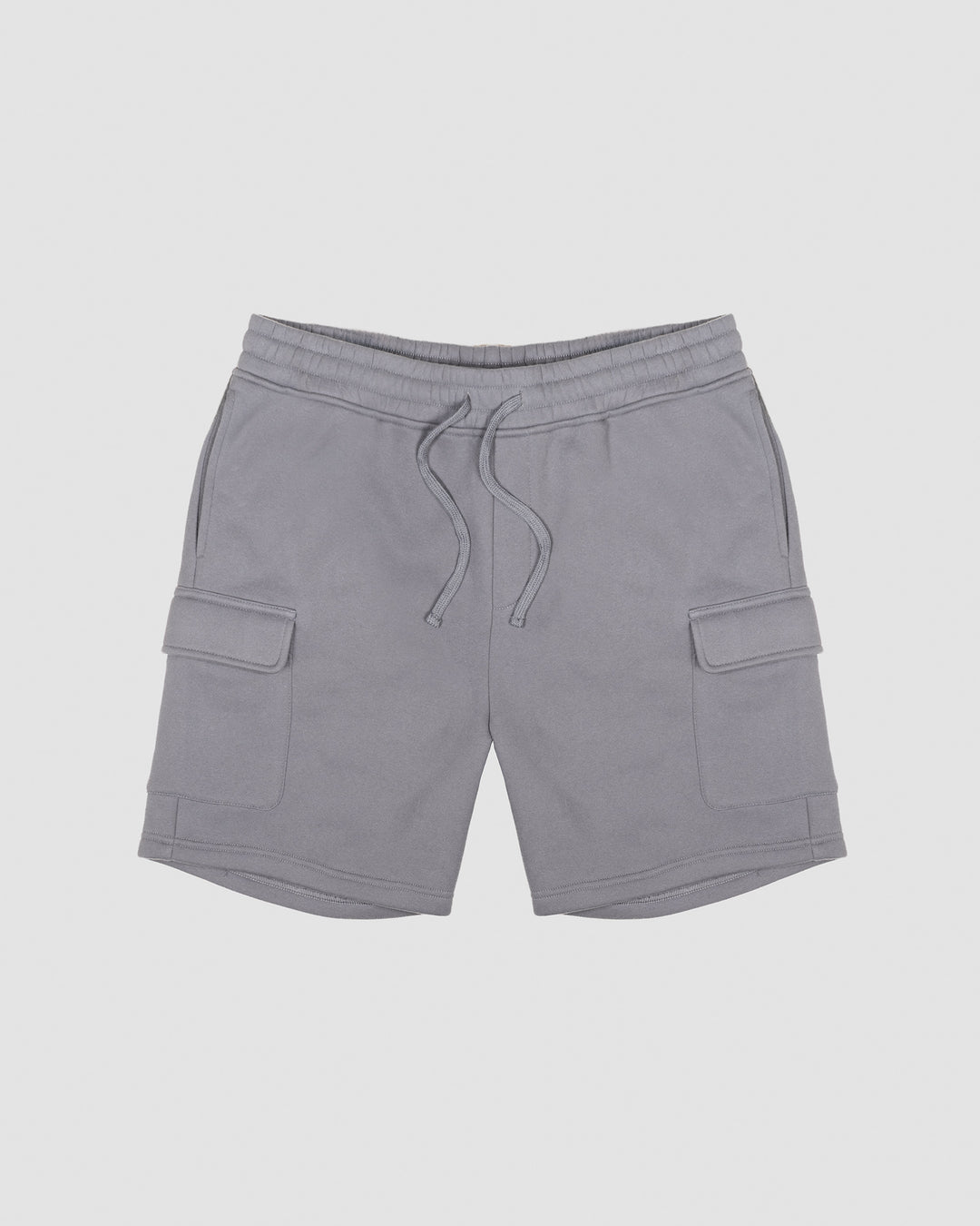 7" Heavyweight Fleece Cargo Fleece Shorts - Steel Gray