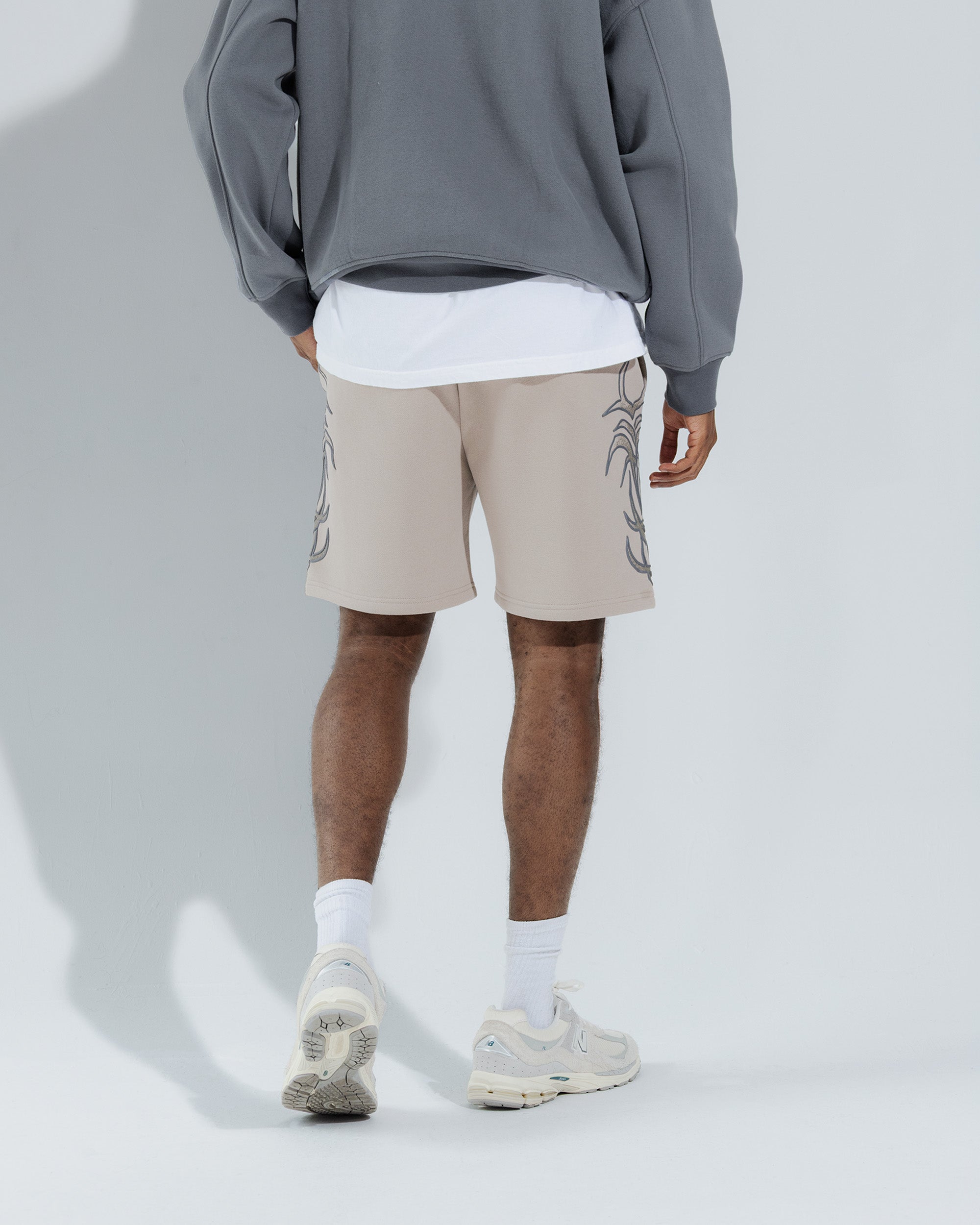 Insanity Shorts in Pumice stone
