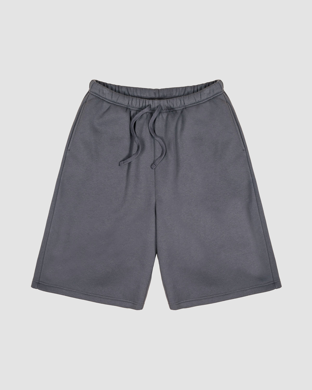 Oversized Sweatshort in Steel grey