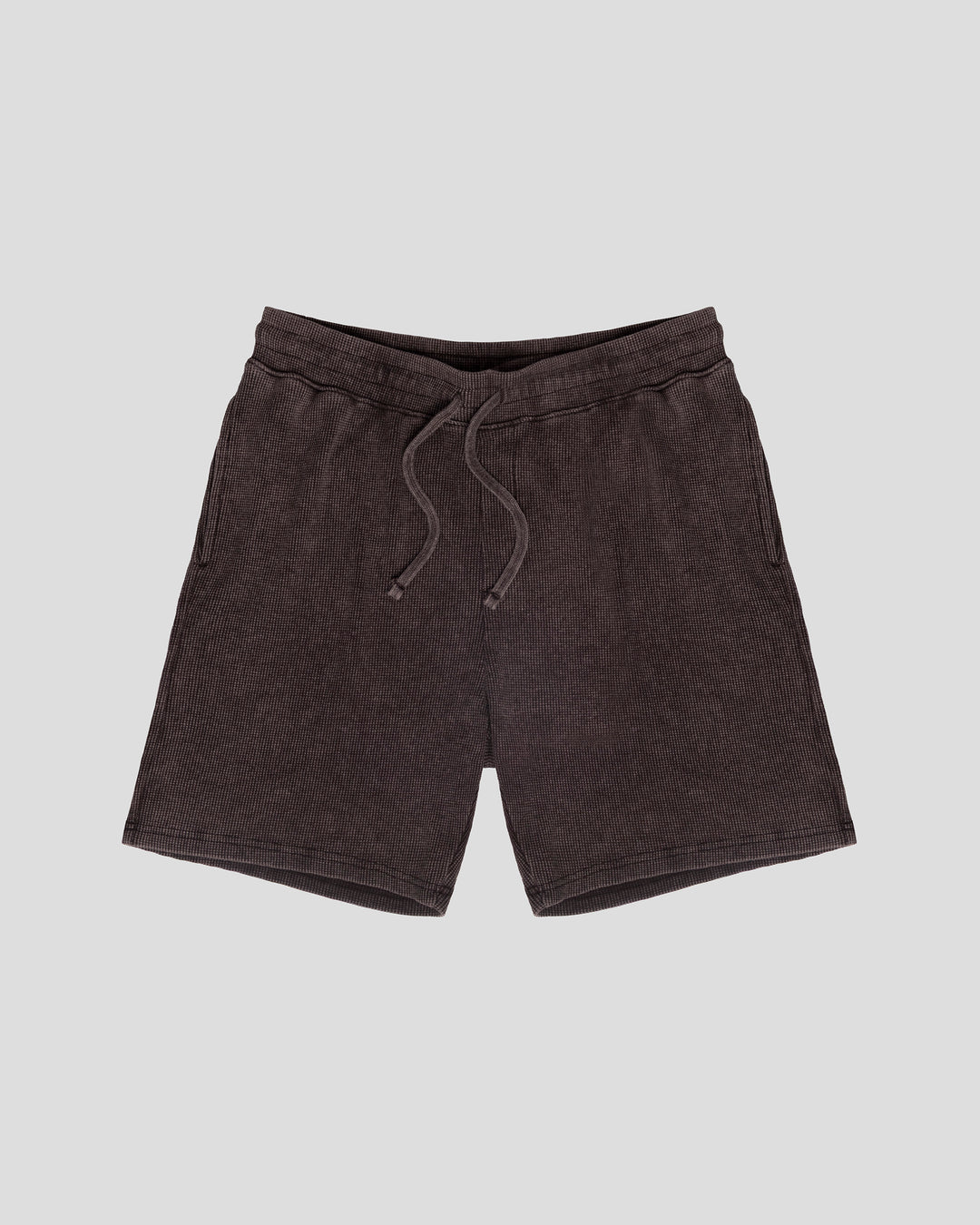 7" Waffle Knit Short - Brown