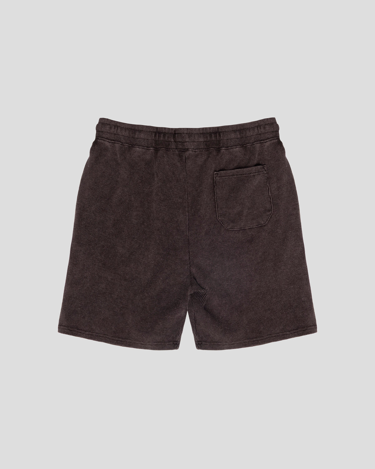 7" Waffle Knit Short in Brown