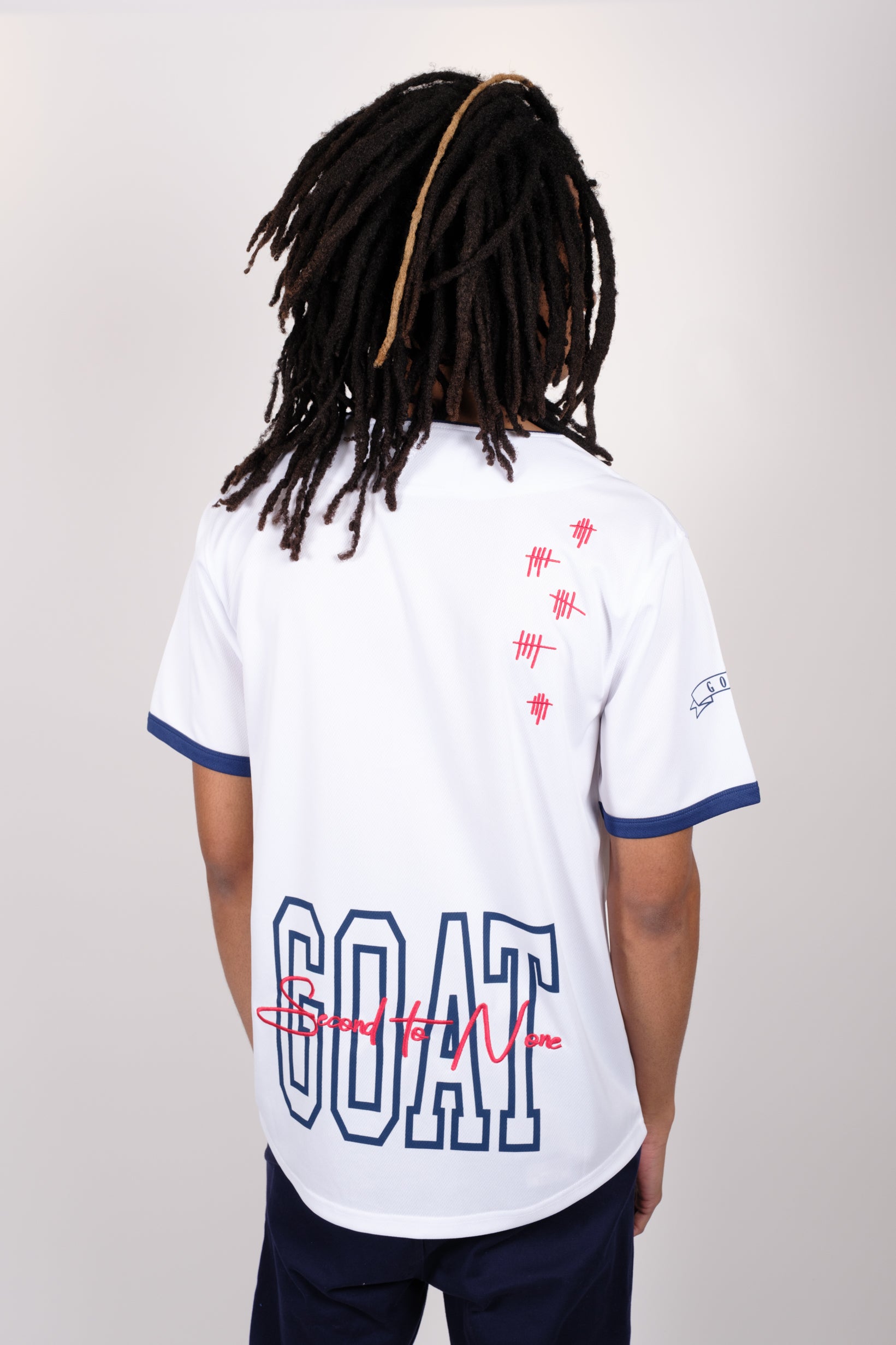 Goat Graphic Baseball Jersey
#color_white