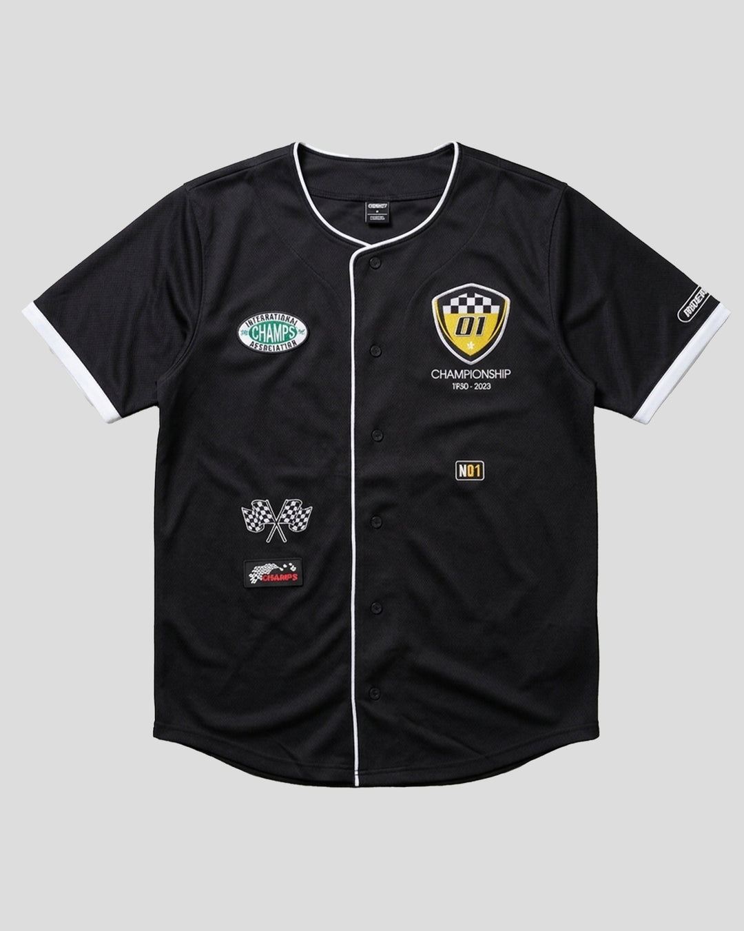 Baseball Jersey - Black and White
