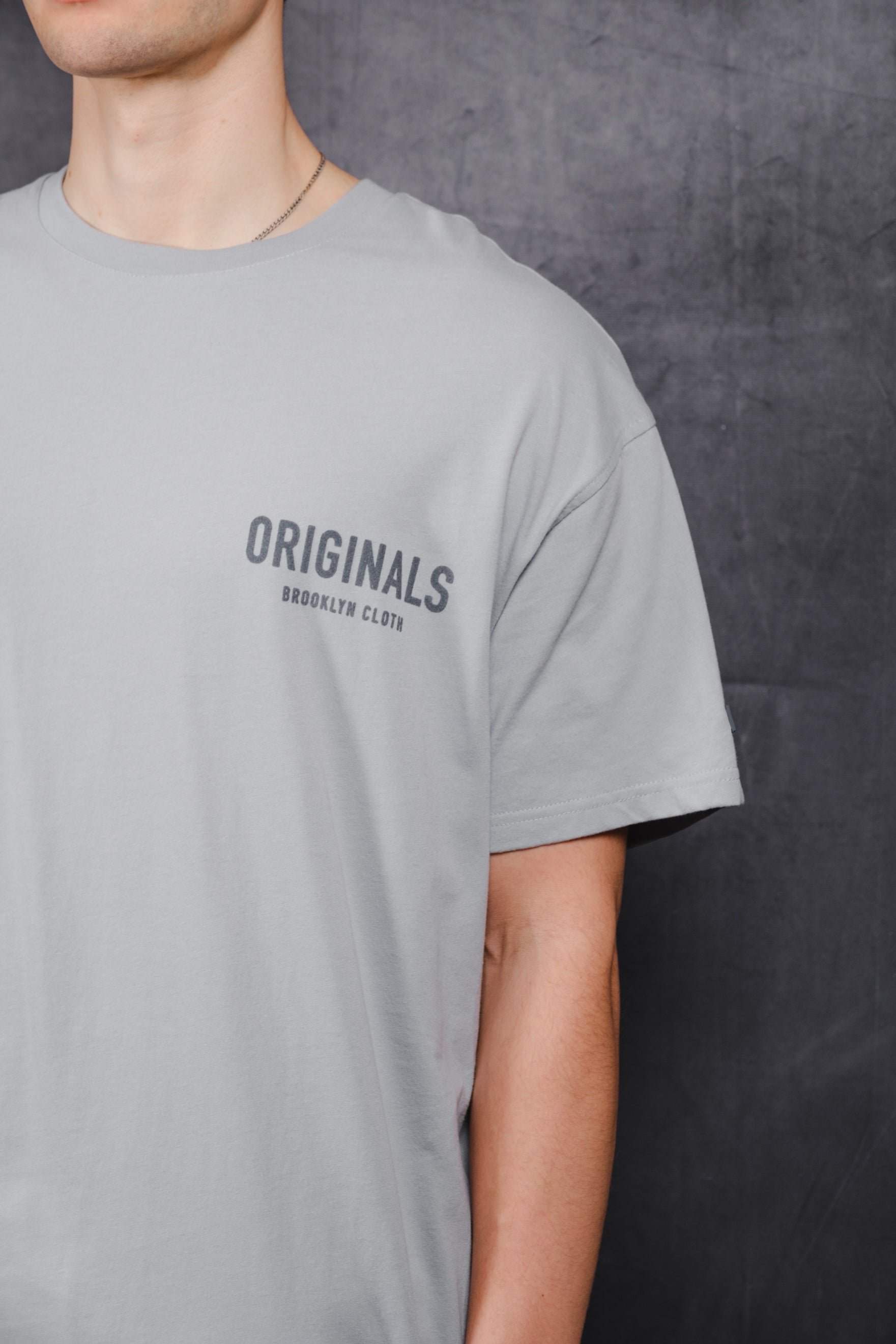 Originals Front Flock Tee
#color_quarry