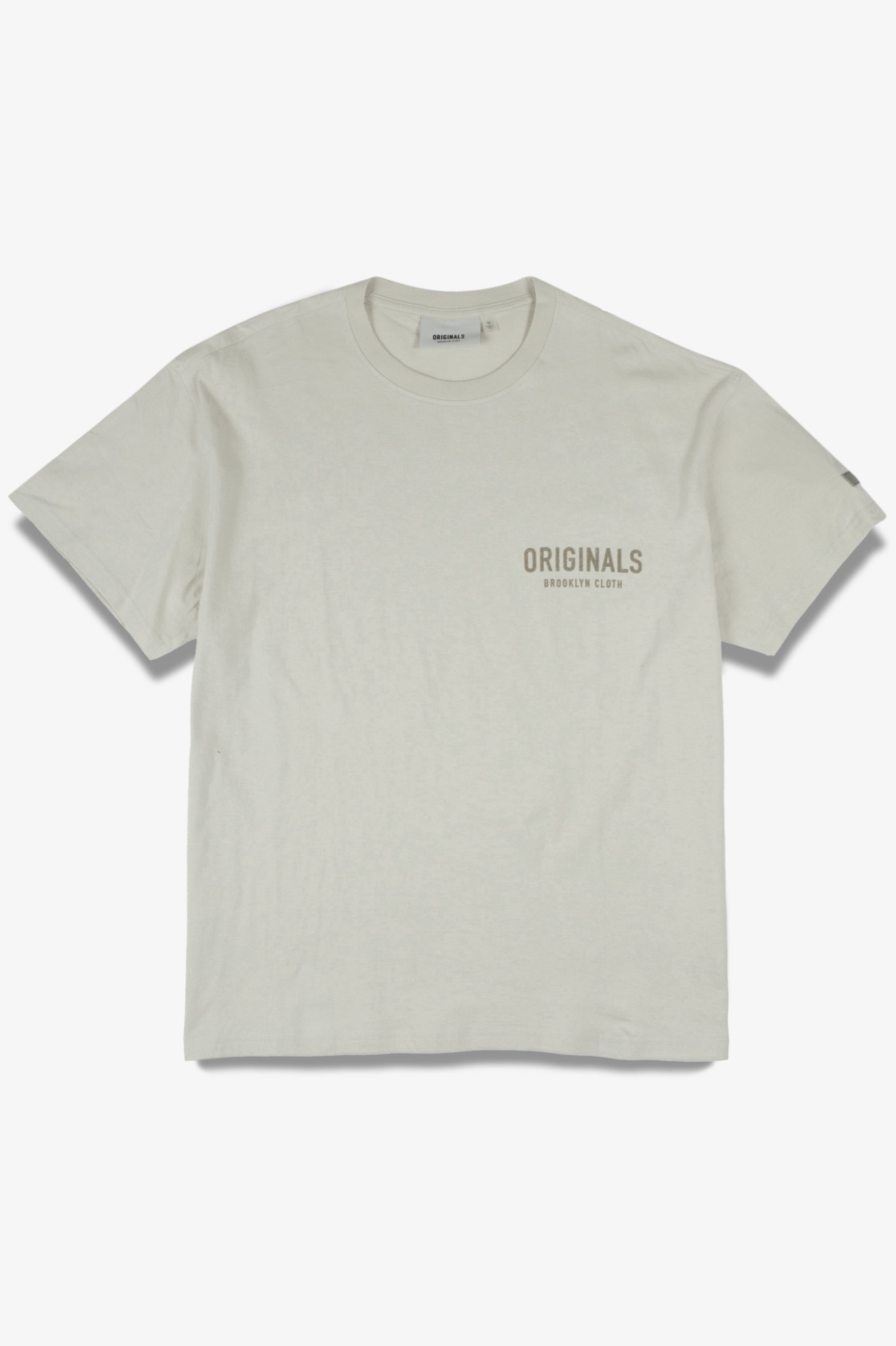Comfortable Originals Front Flock Tee with unique flocked front print
#color_sage