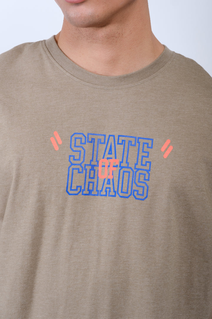 State of Chaos Boxy Graphic Tee
#color_olive