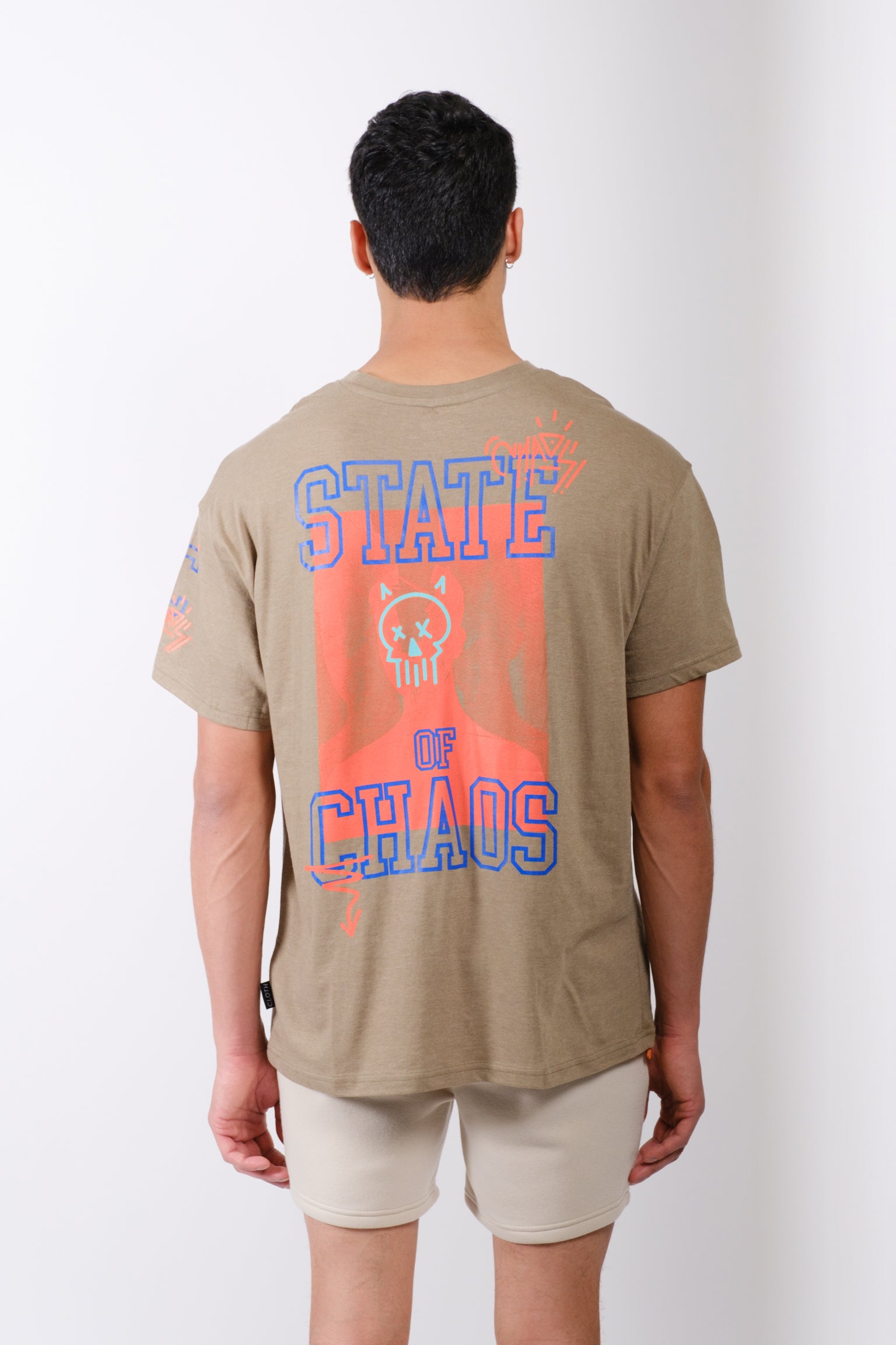 State of Chaos Graphic Boxy Tee
#color_olive