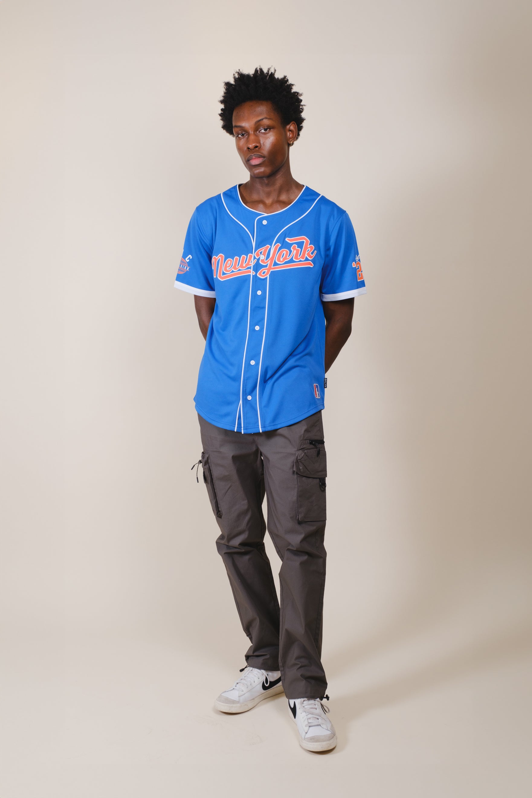 Men’s NY Excelsior relaxed baseball jersey
#color_royal blue