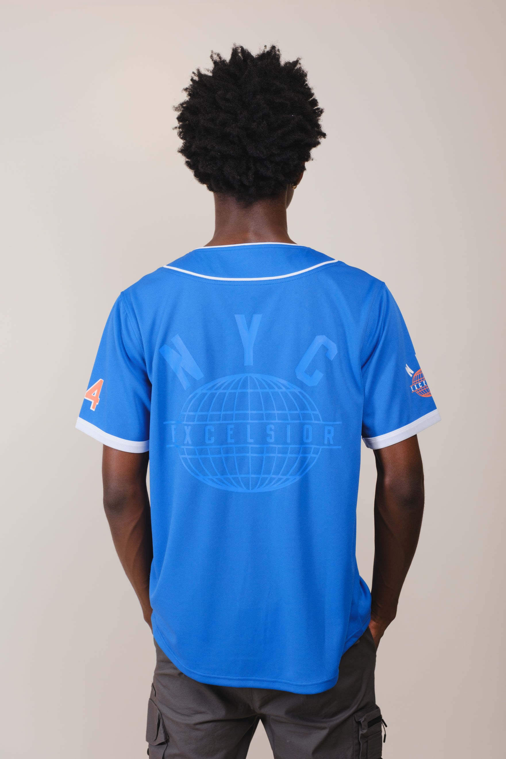 Casual fit NY Excelsior baseball jersey for men
#color_royal blue
