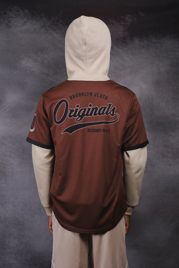 Oversized Originals men’s baseball jersey
#color_dark-mocha