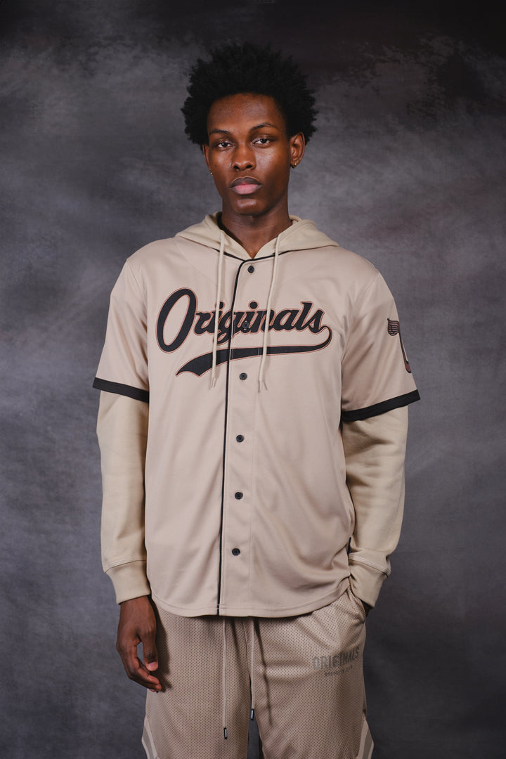 Men’s Originals baseball jersey in an oversized cut
#color_pumice-stone