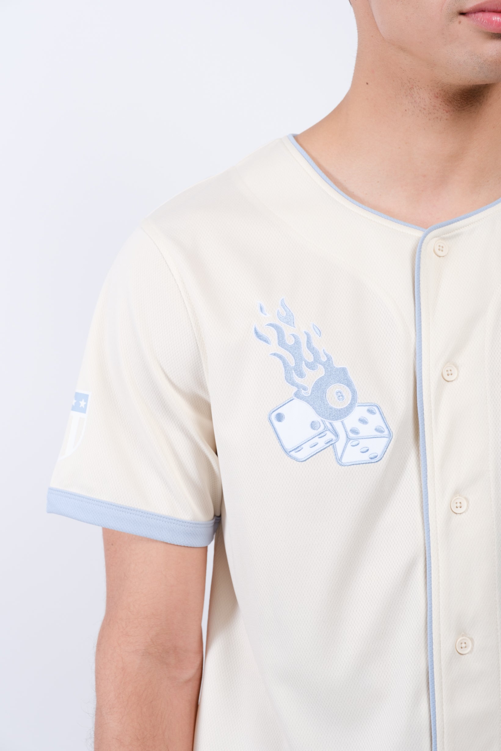 Graphic State of Mind Baseball JerseY
#color_cream