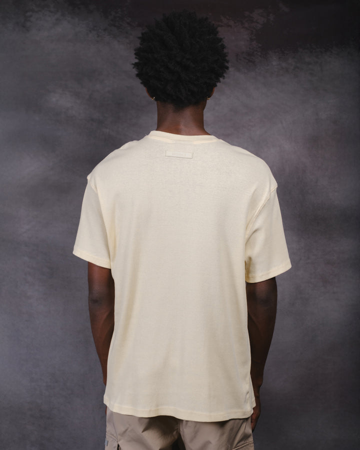 Soft cotton Originals Ribbed Tee, ribbed for texture and style
#color_biscuit