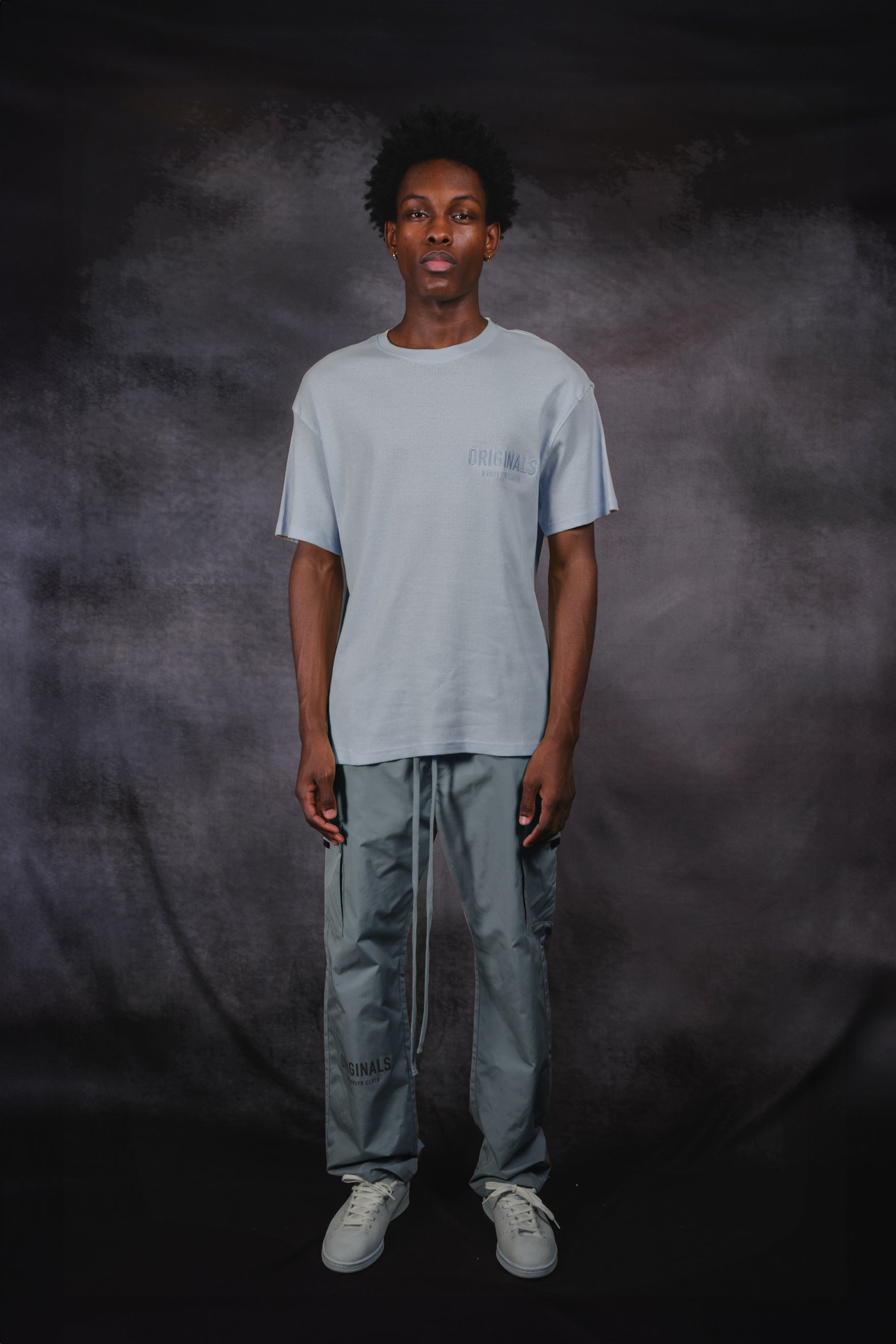 Classic Originals Ribbed Tee with ribbed detail
#color_quarry