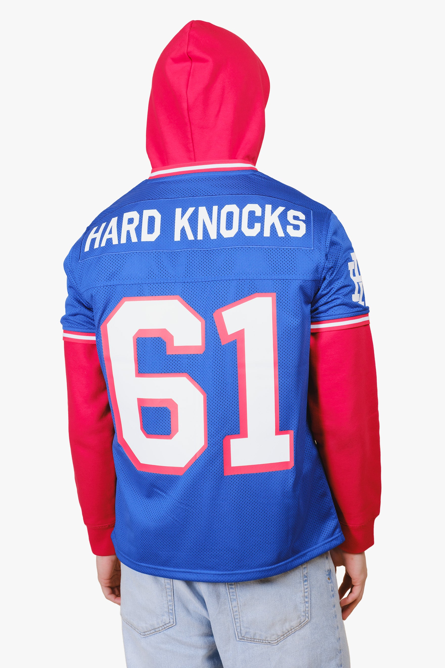  hard knocks football jersey with number detail #color_royal blue