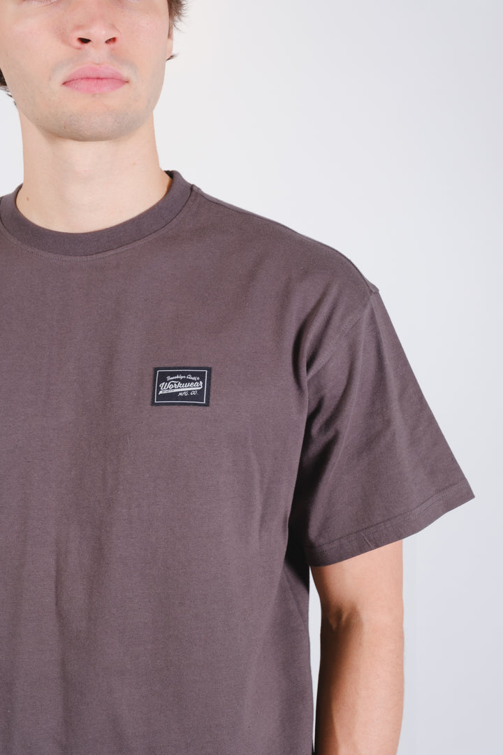 Casual tee with eye-catching back graphic