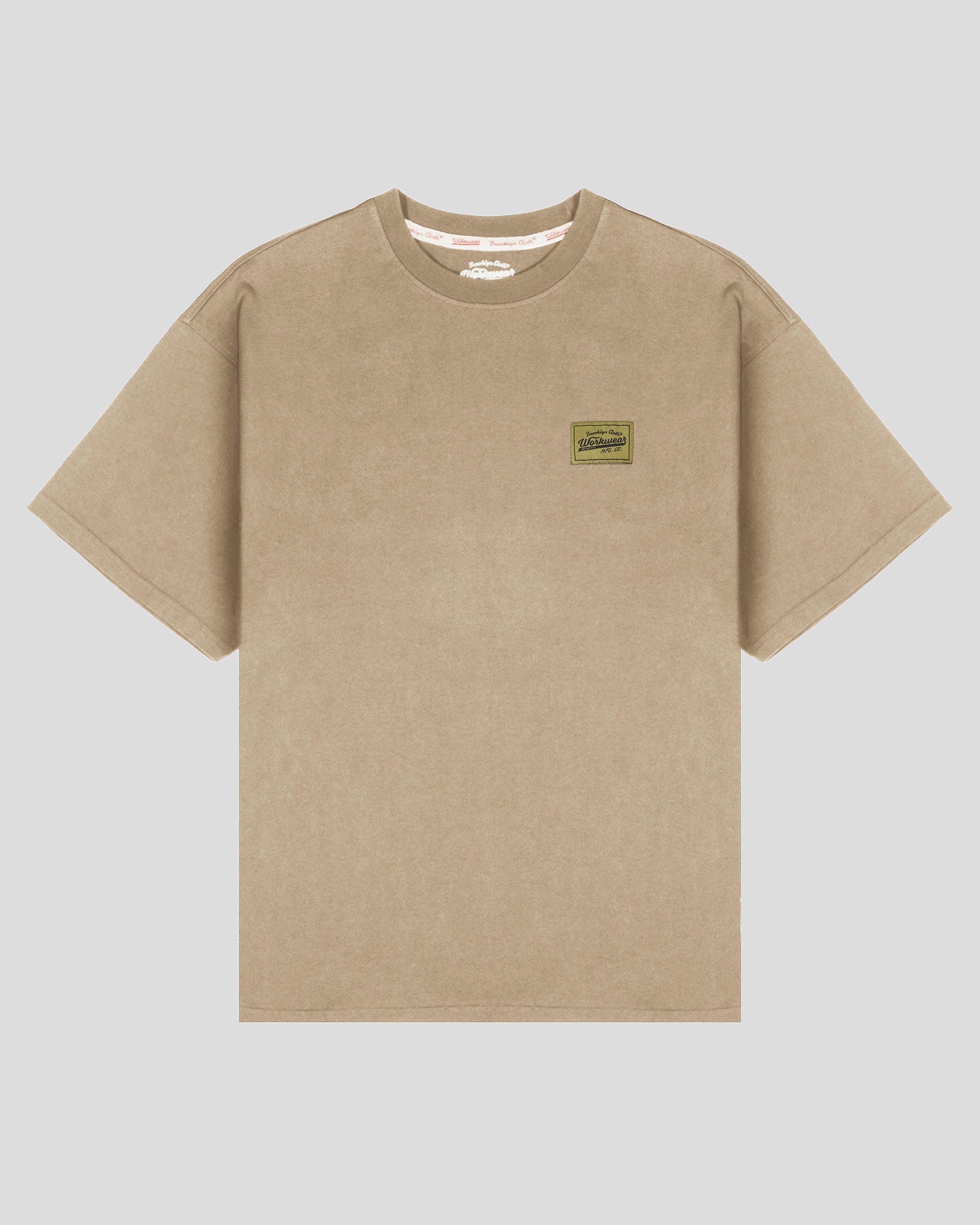 Premium Heavy Weight Workwear Compass Tee | Brooklyn Cloth